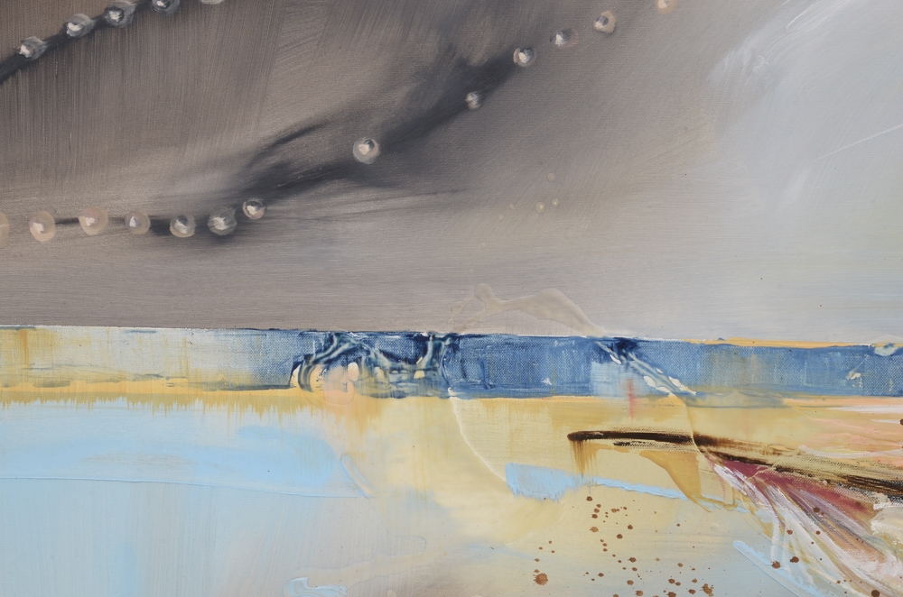 Franco Bonetti Signed Oil Painting "Spices, Pearls, Feathers"