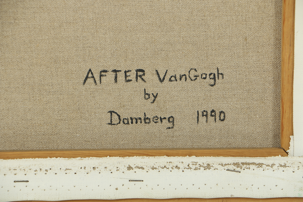 Jeffrey Damberg Oil Painting on Canvas After Vincent van Gogh