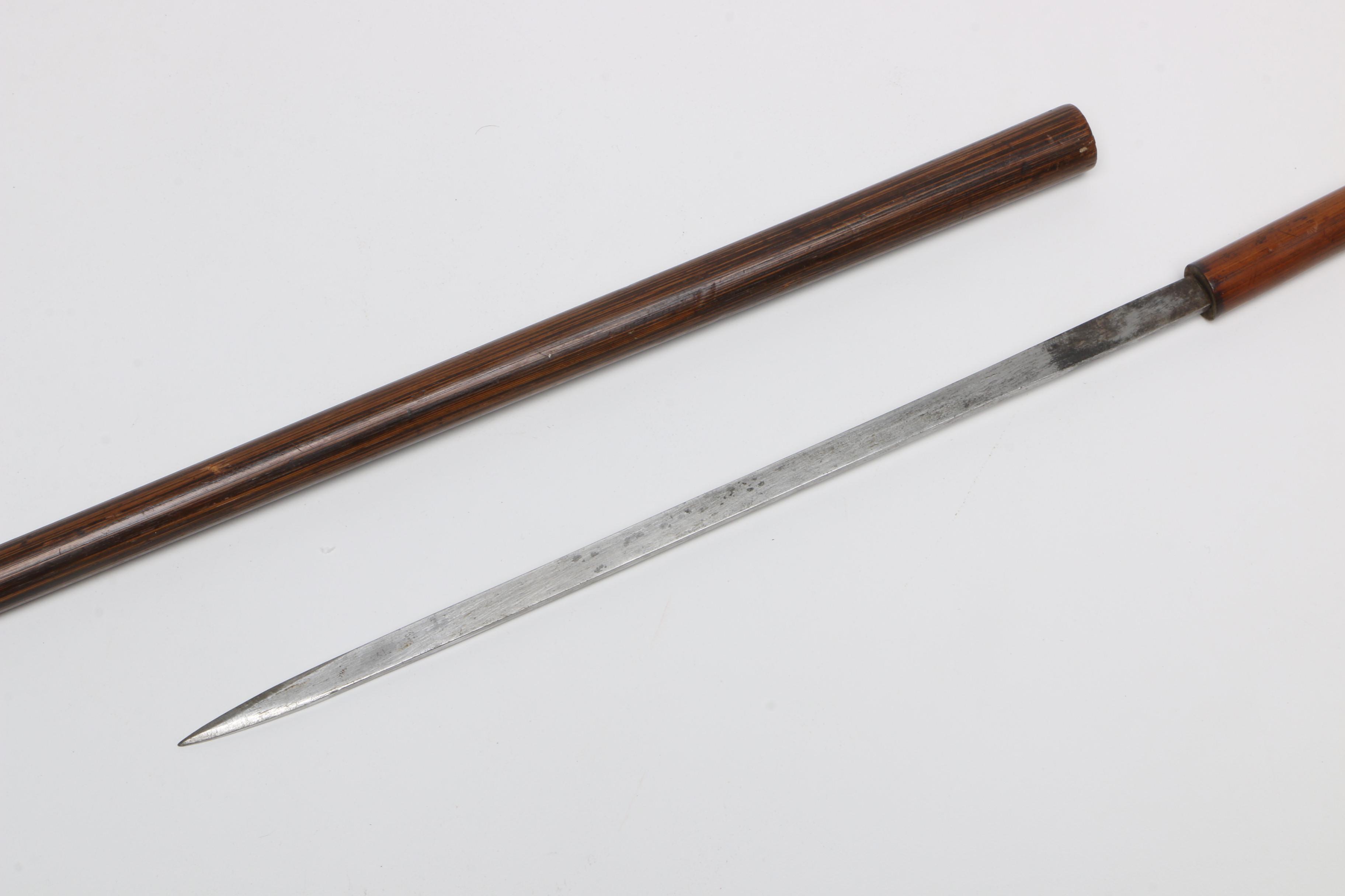 Antique Japanese Wakizashi with Sword Cane