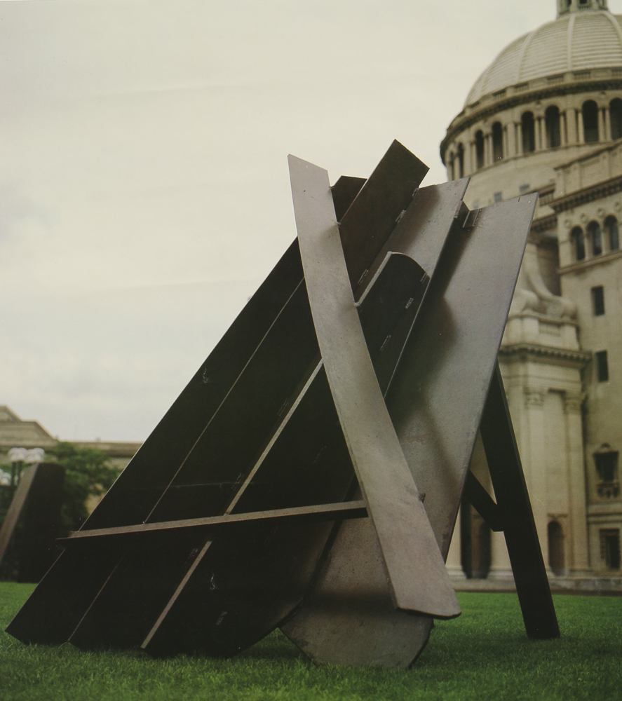 Pair of Offset Lithograph Museum Posters, including One Signed by Anthony Caro