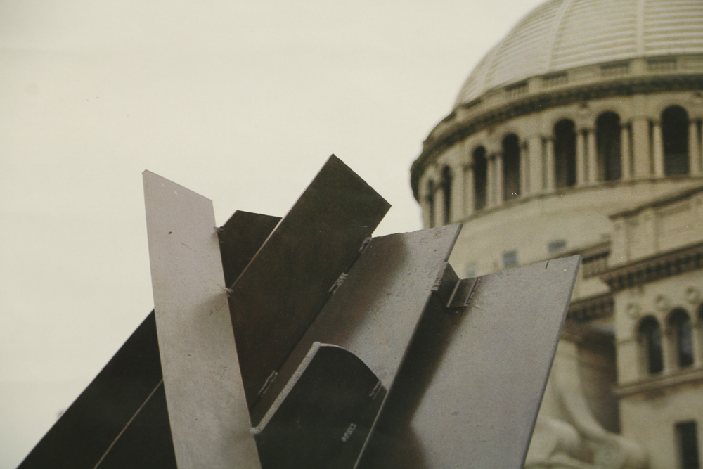 Pair of Offset Lithograph Museum Posters, including One Signed by Anthony Caro