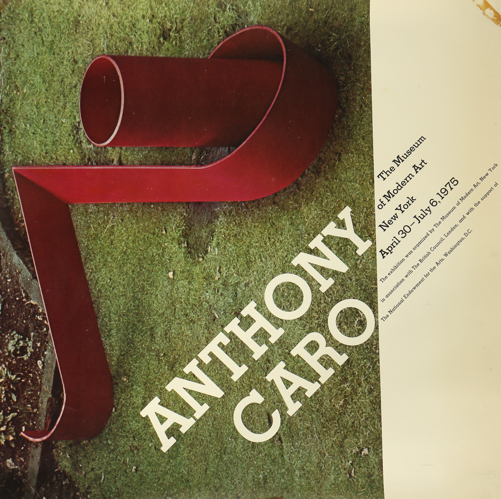 Pair of Offset Lithograph Museum Posters, including One Signed by Anthony Caro