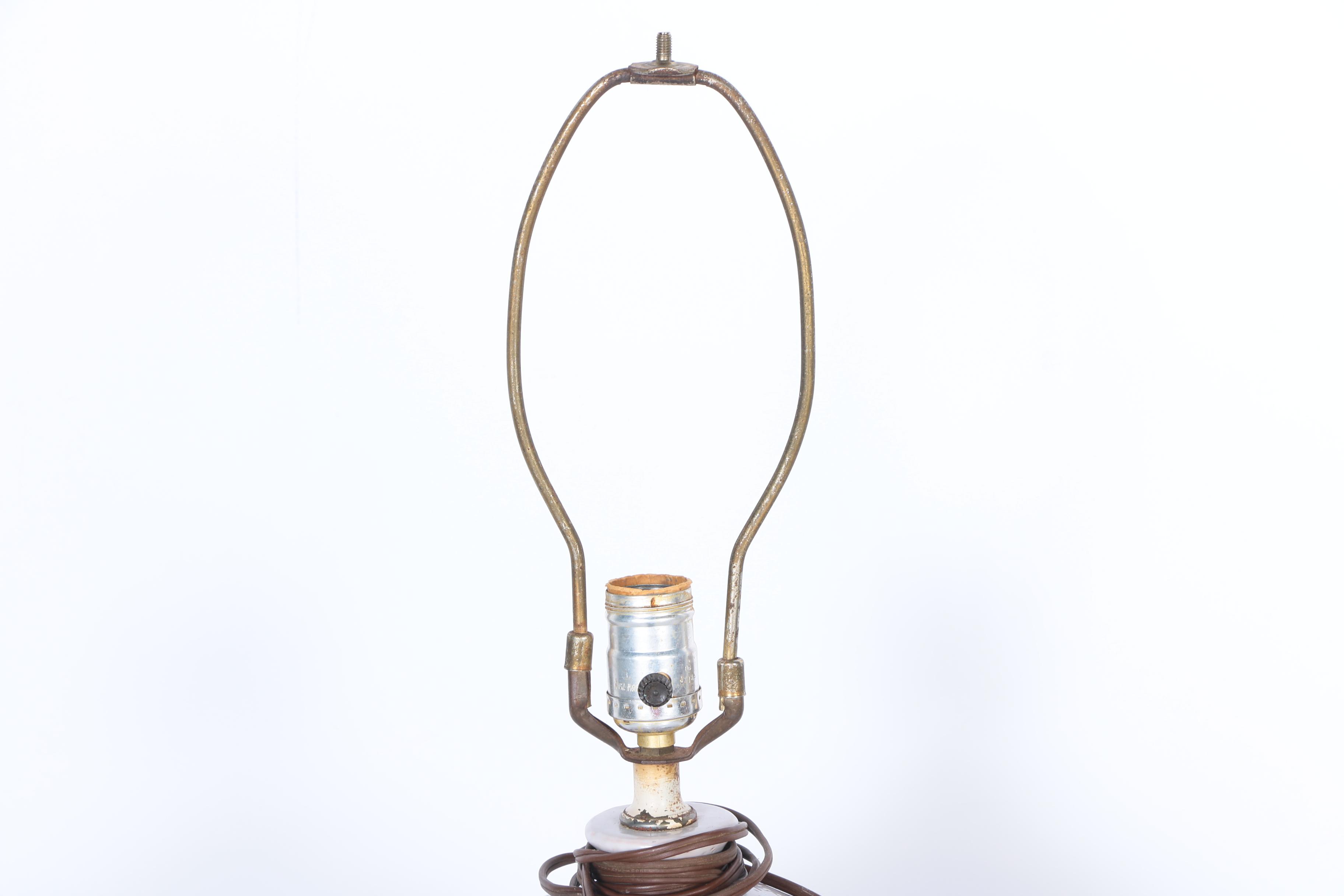 Ovoid Ceramic Table Lamp