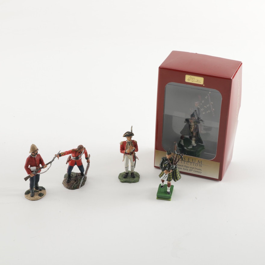 Miniature Metal Soldiers Including W. Britain