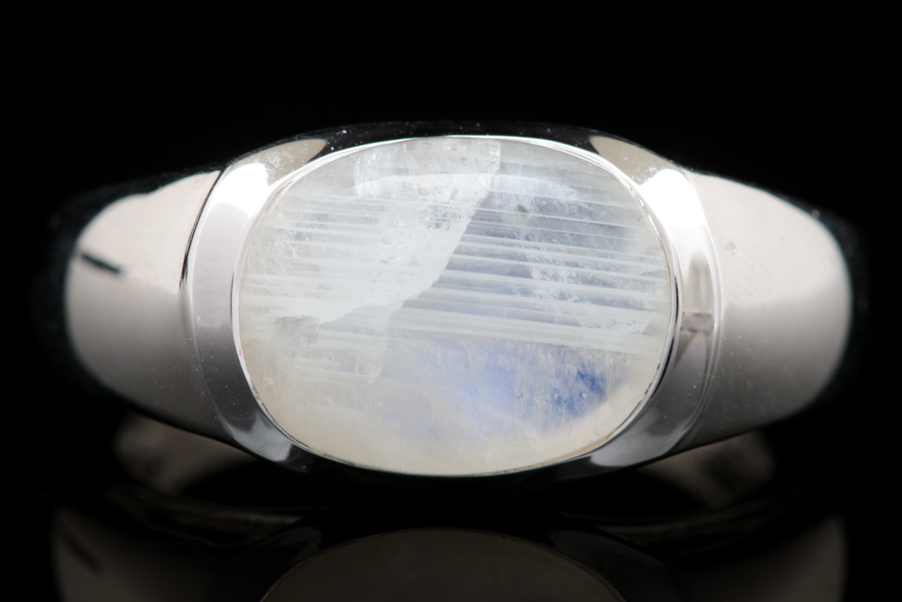 Sterling Silver and Moonstone Ring