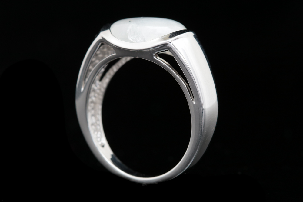 Sterling Silver and Moonstone Ring