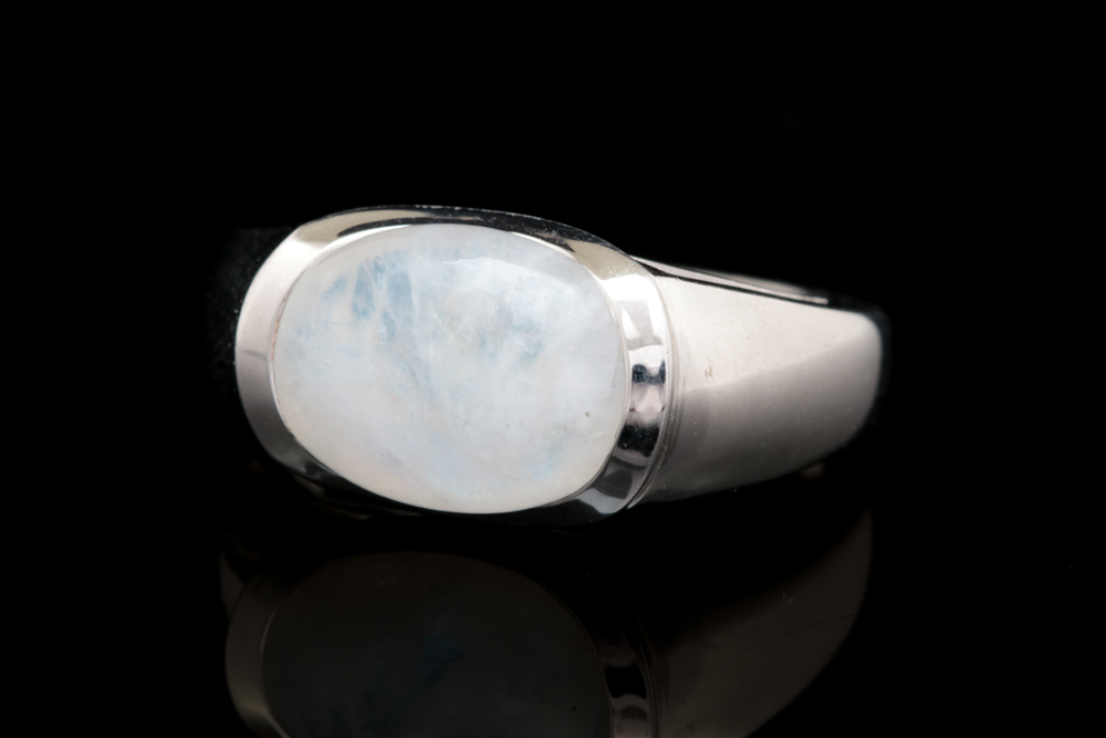 Sterling Silver and Moonstone Ring