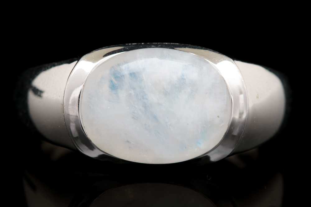 Sterling Silver and Moonstone Ring