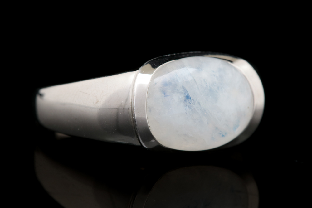 Sterling Silver and Moonstone Ring