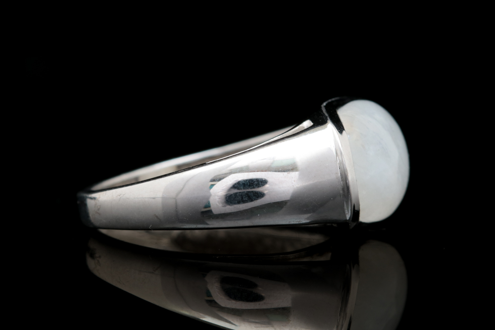 Sterling Silver and Moonstone Ring