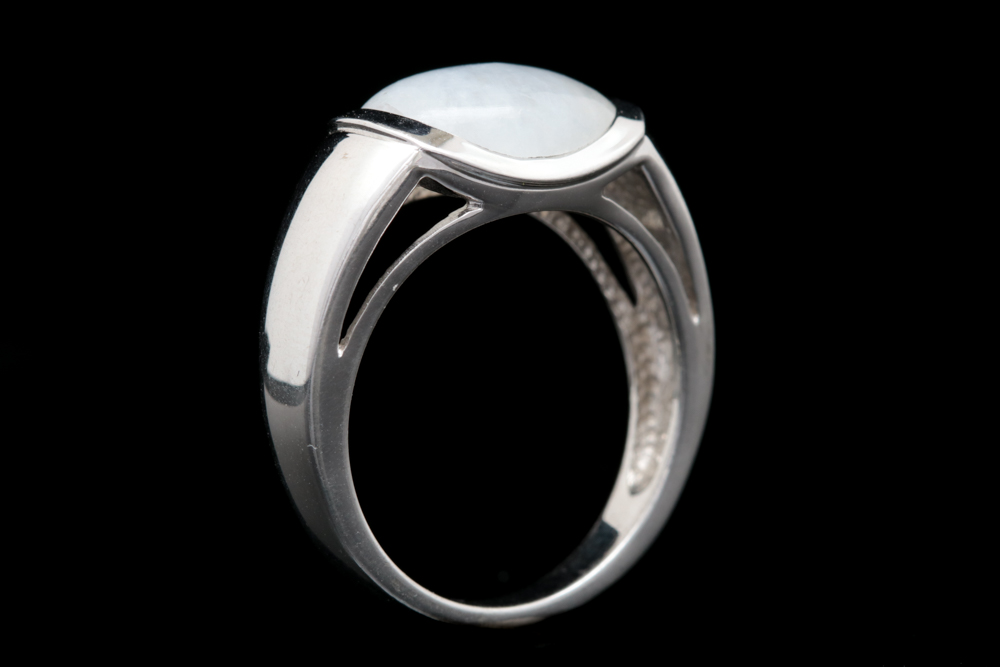 Sterling Silver and Moonstone Ring