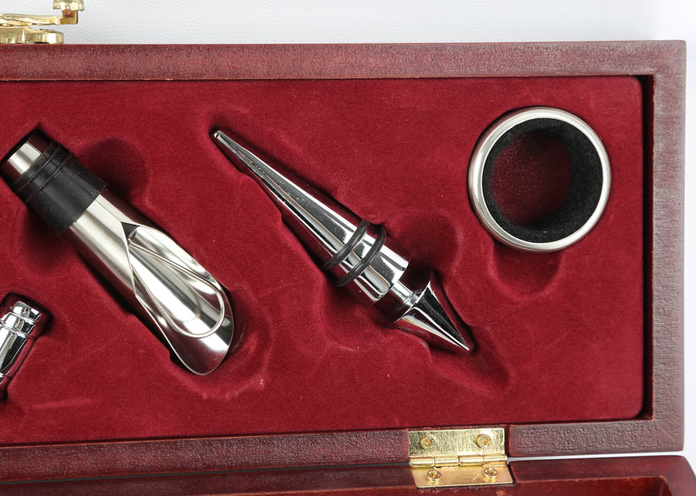 Boxed Wine Set including Ralph Lauren