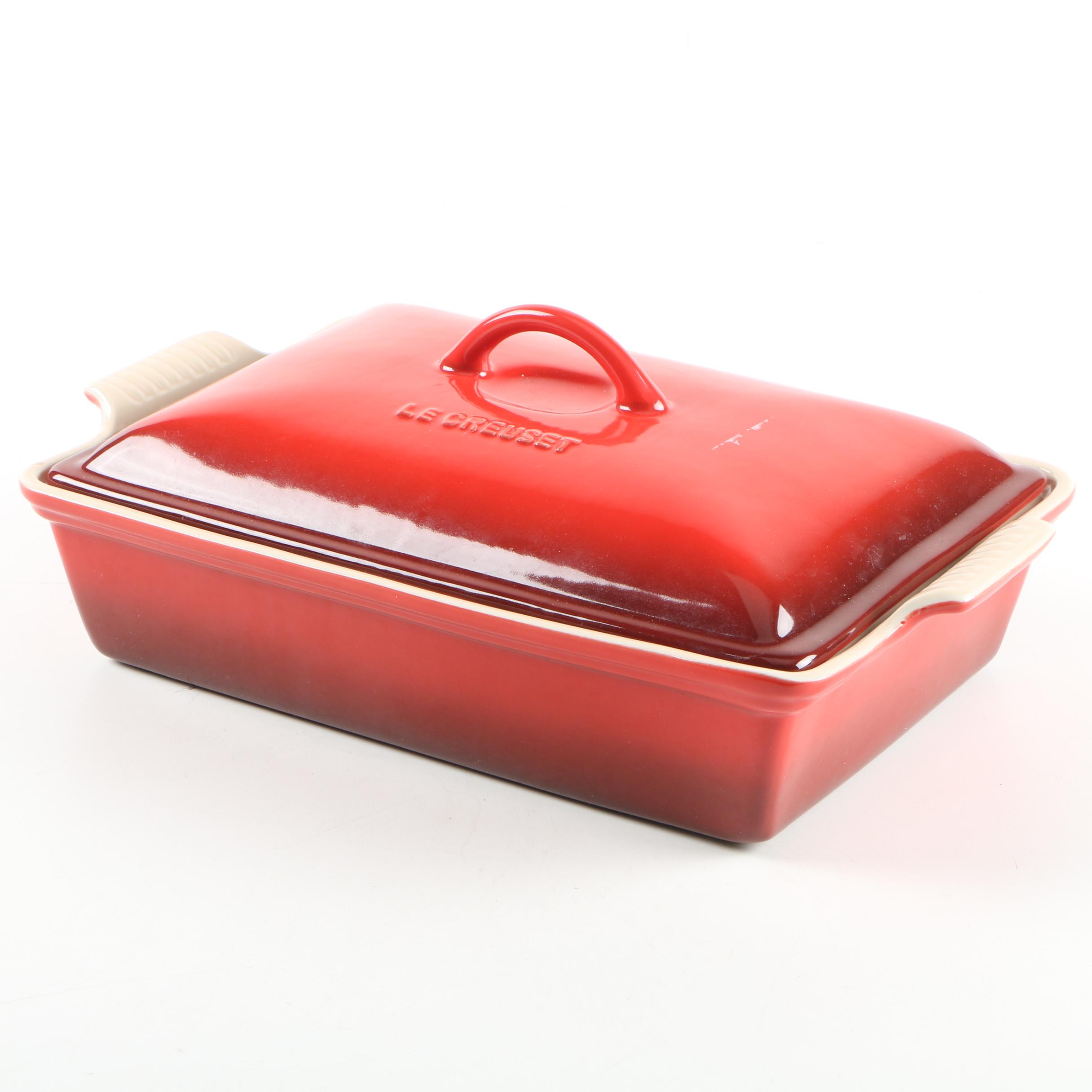 Le Creuset Baking Pan and Lid