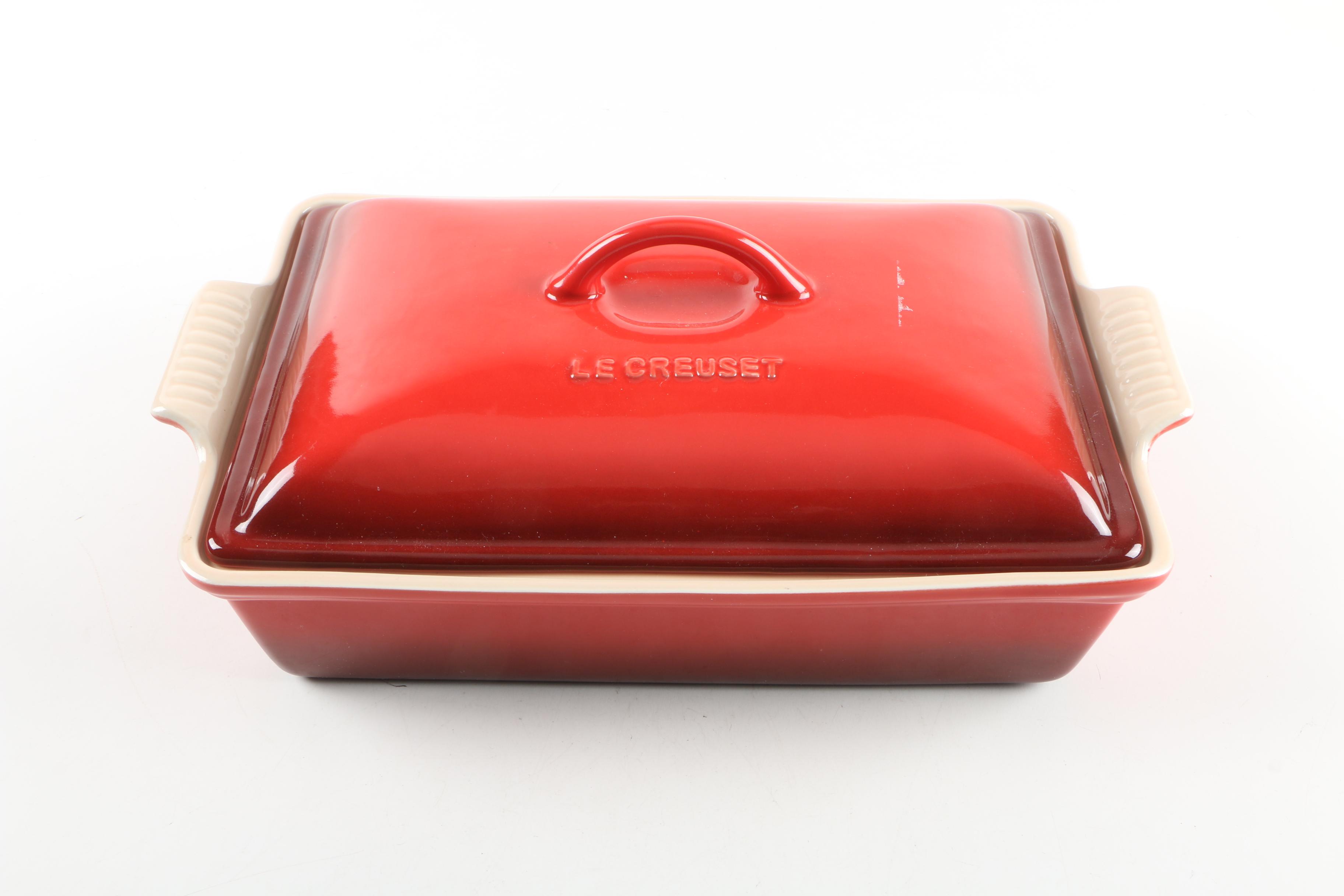 Le Creuset Baking Pan and Lid