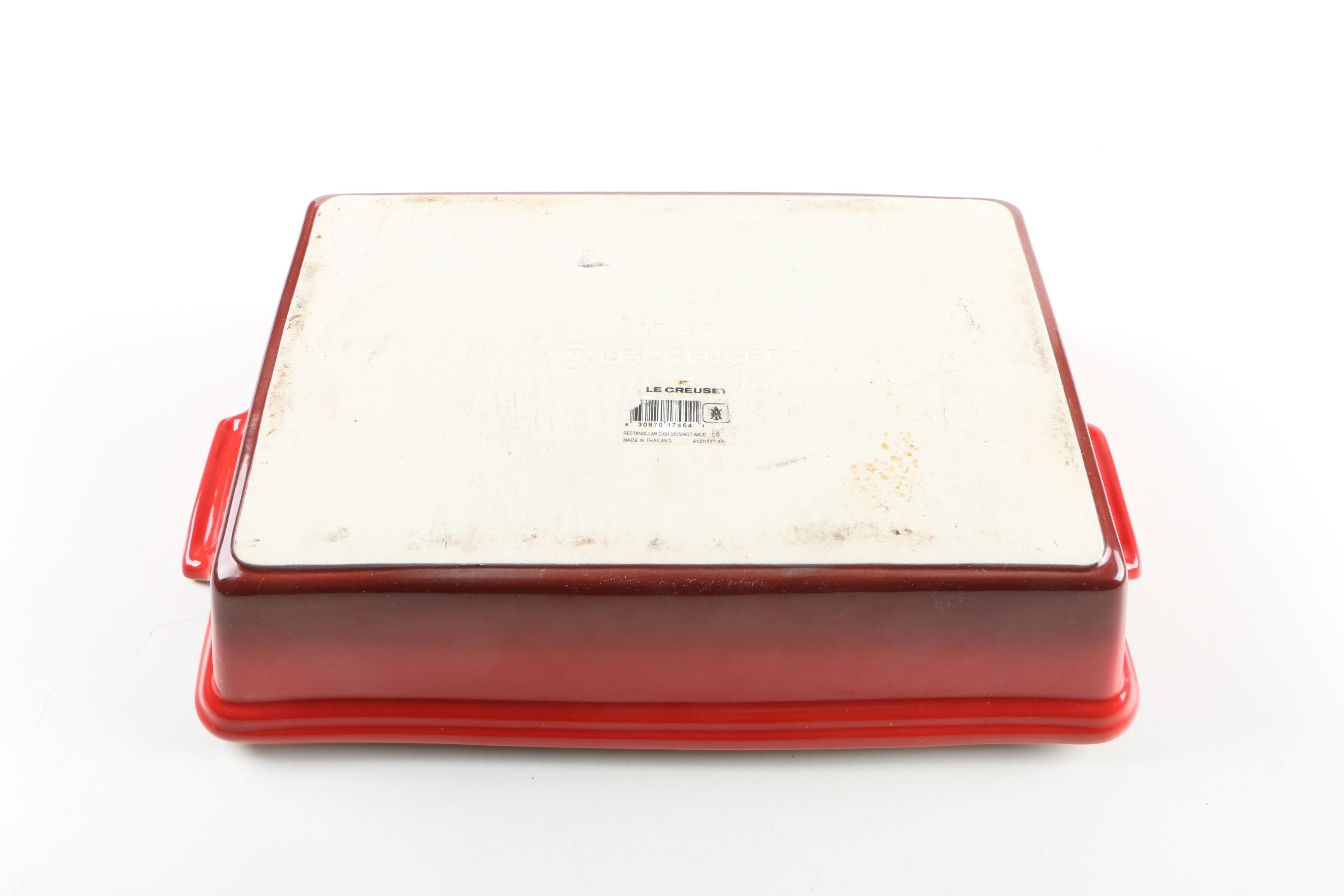 Le Creuset Baking Pan and Lid