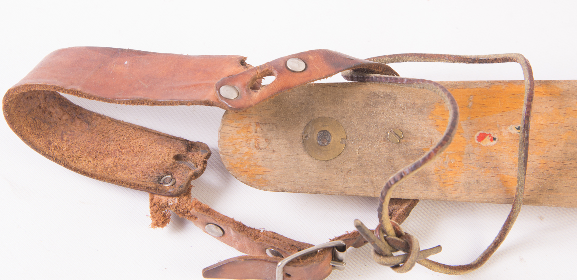 Antique Wooden Ice Skates