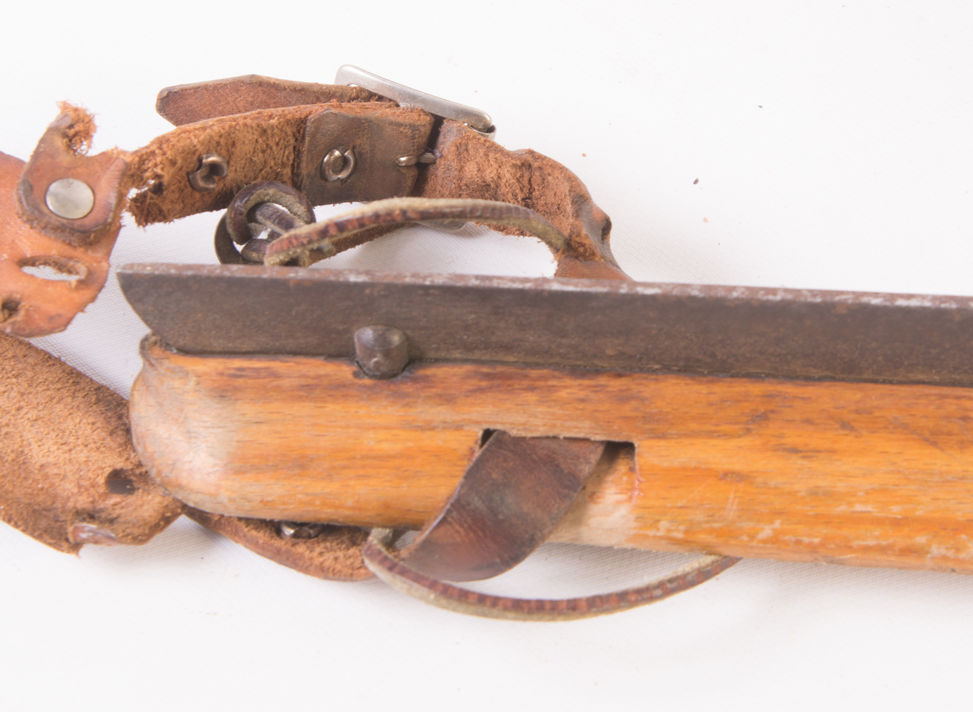 Antique Wooden Ice Skates