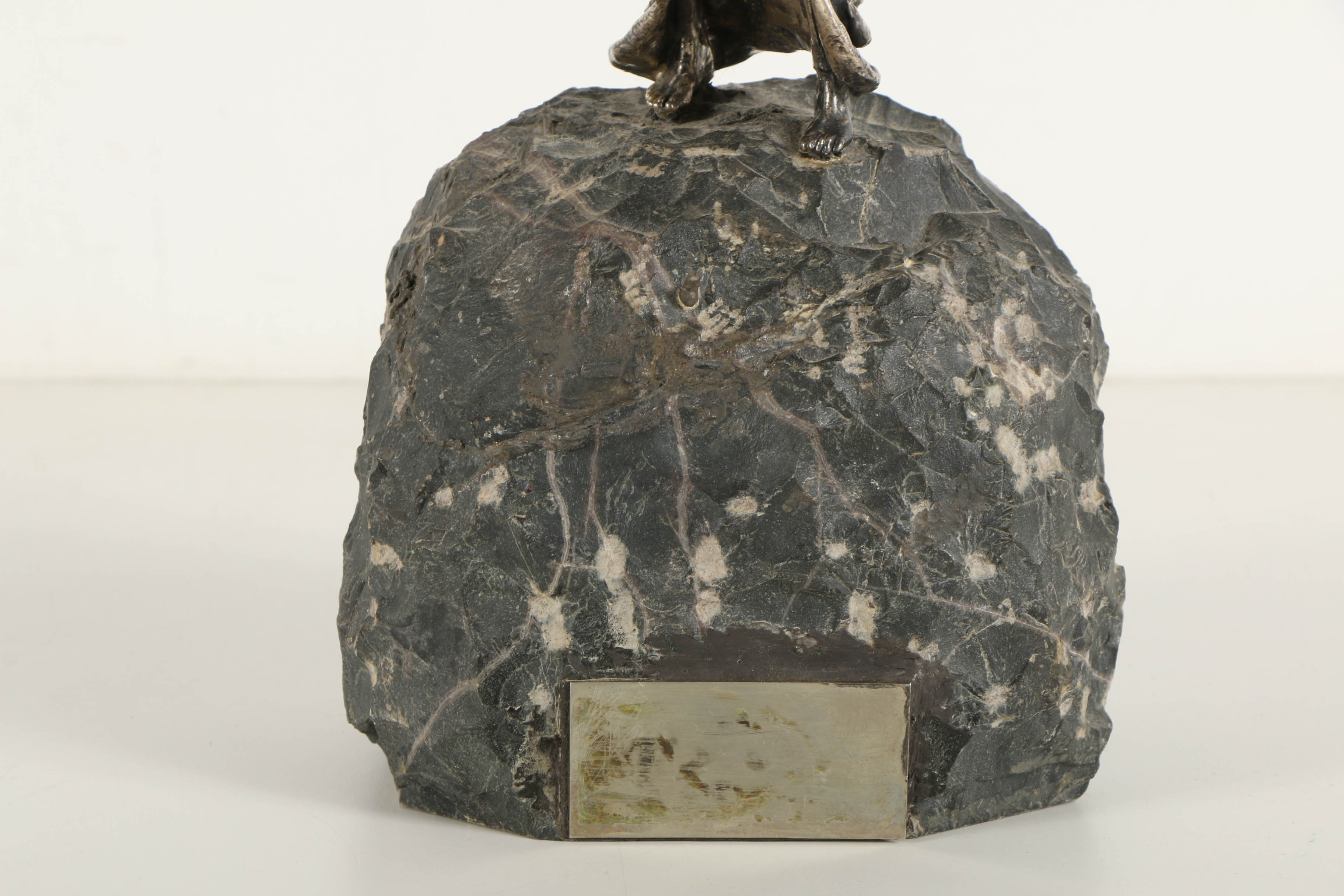 Yaacov Heller Limited Edition Sterling Silver Statue of Moses on a Marble Base