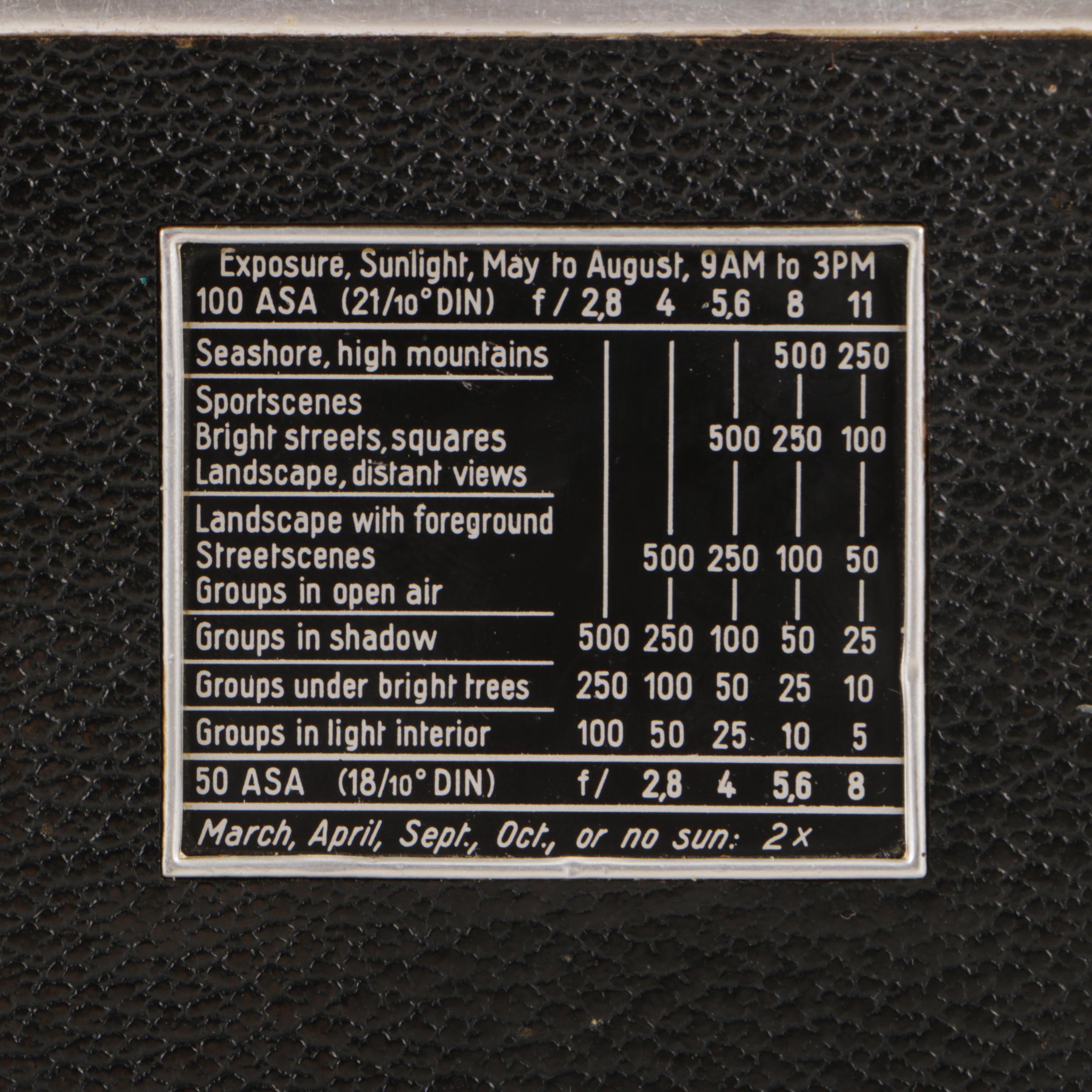 Vintage Rolleiflex Camera and Sunpak Flash