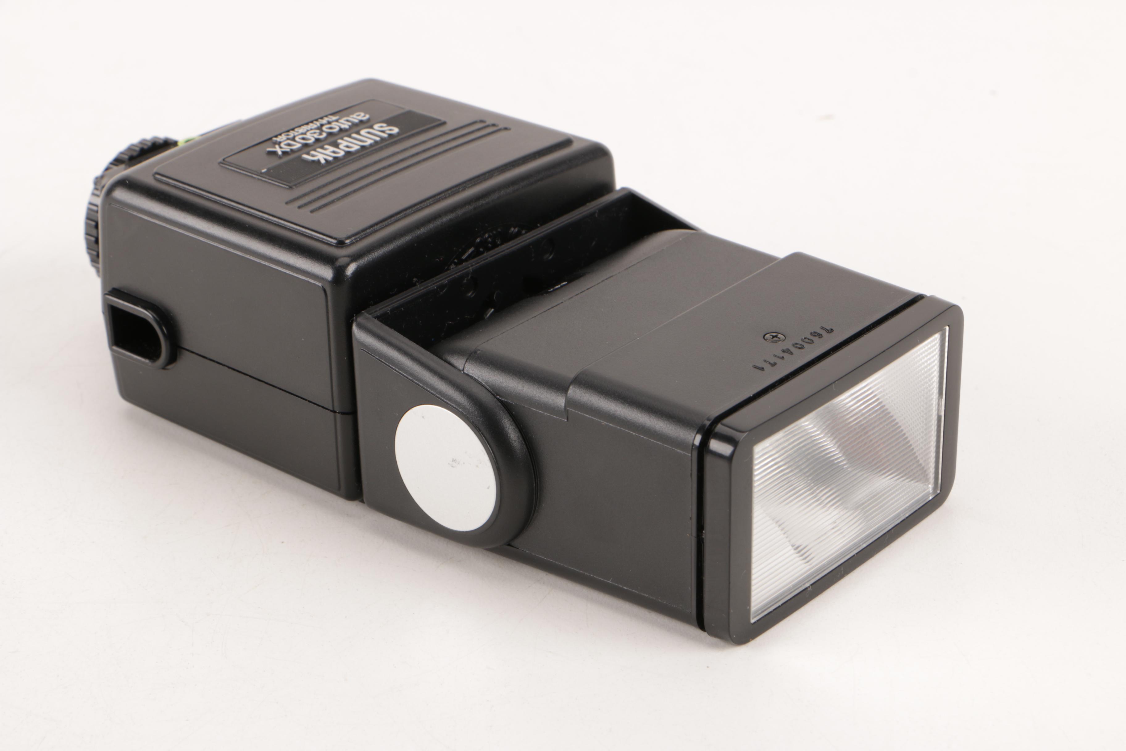 Vintage Rolleiflex Camera and Sunpak Flash