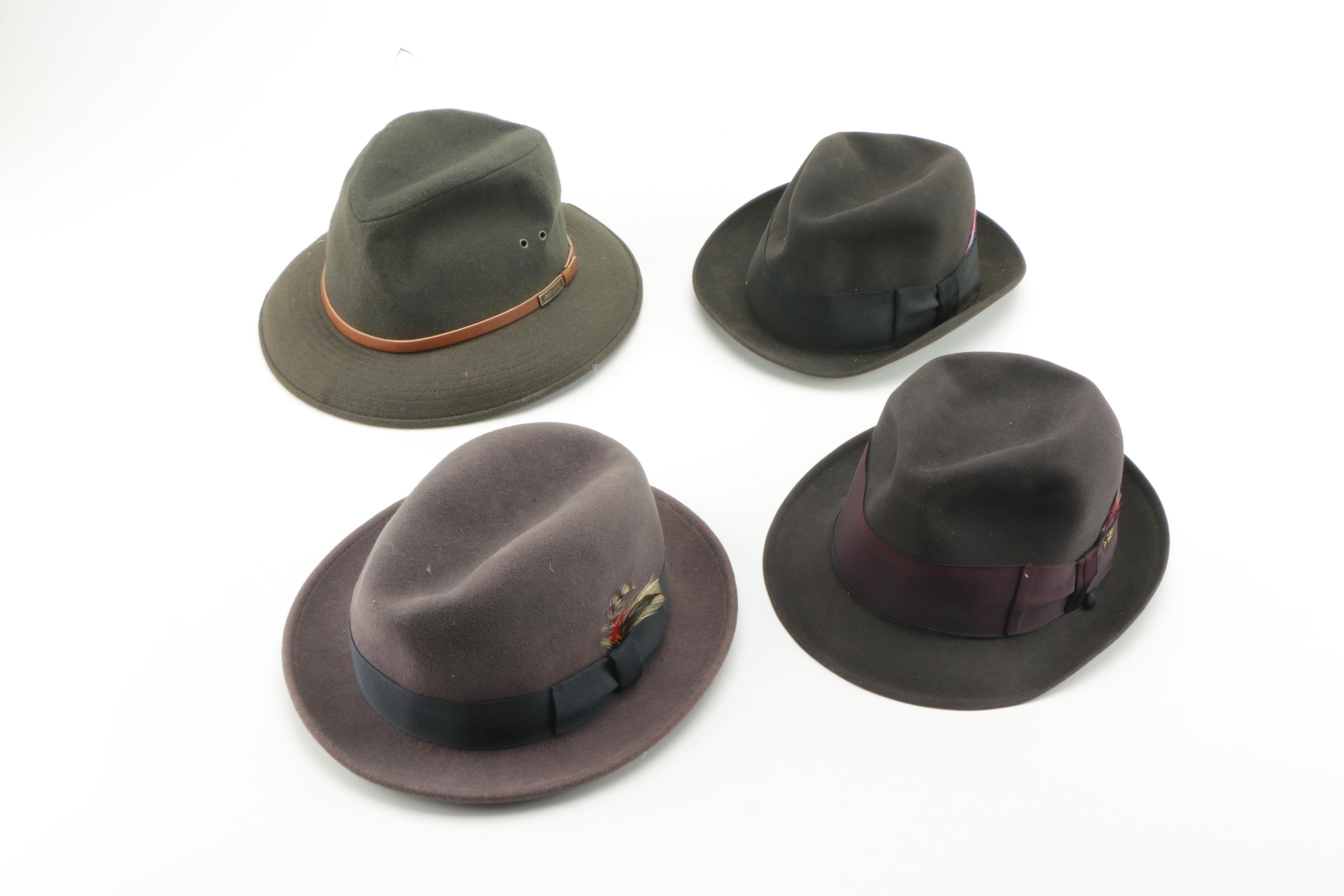 Men's Vintage Wool Fedora Collection