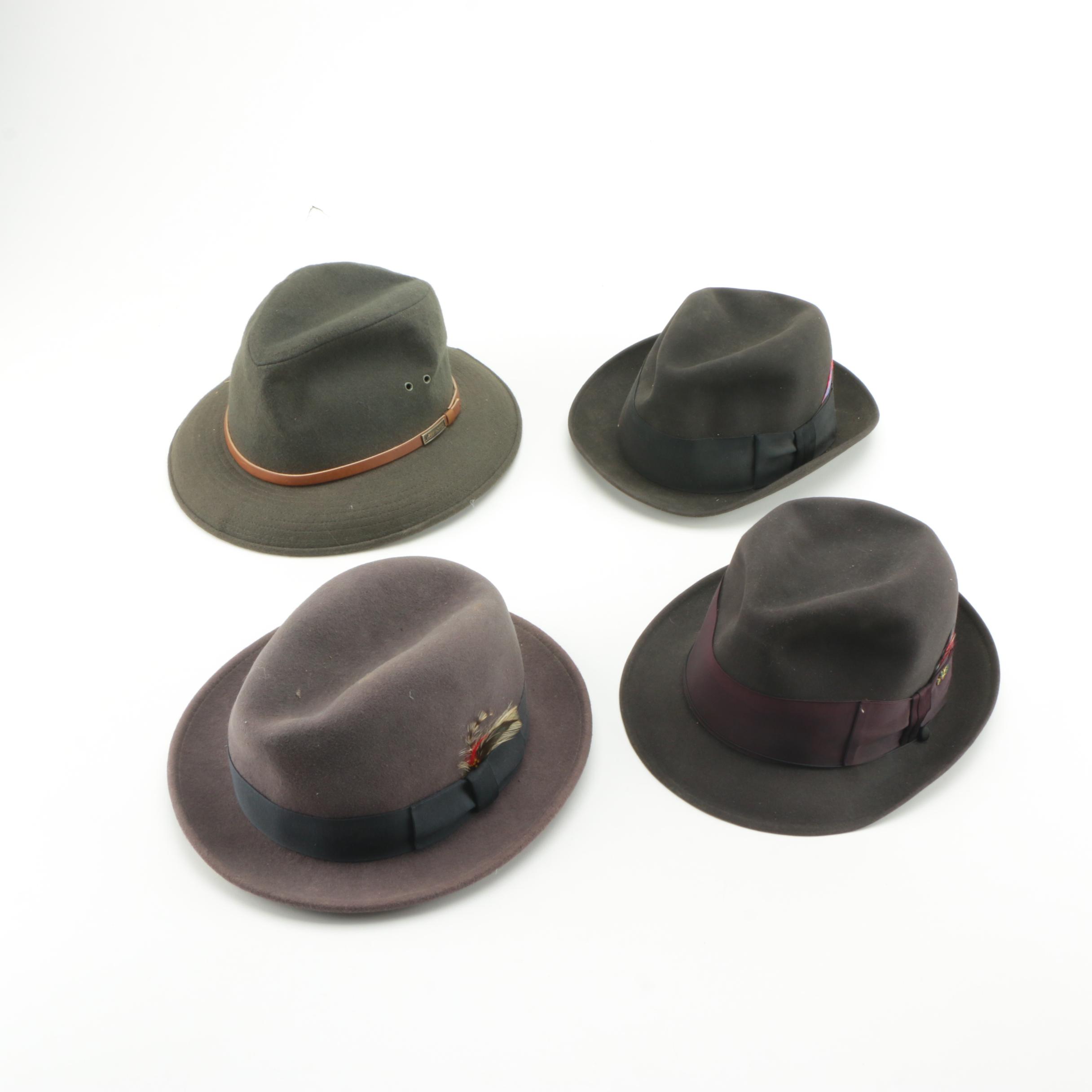 Men's Vintage Wool Fedora Collection