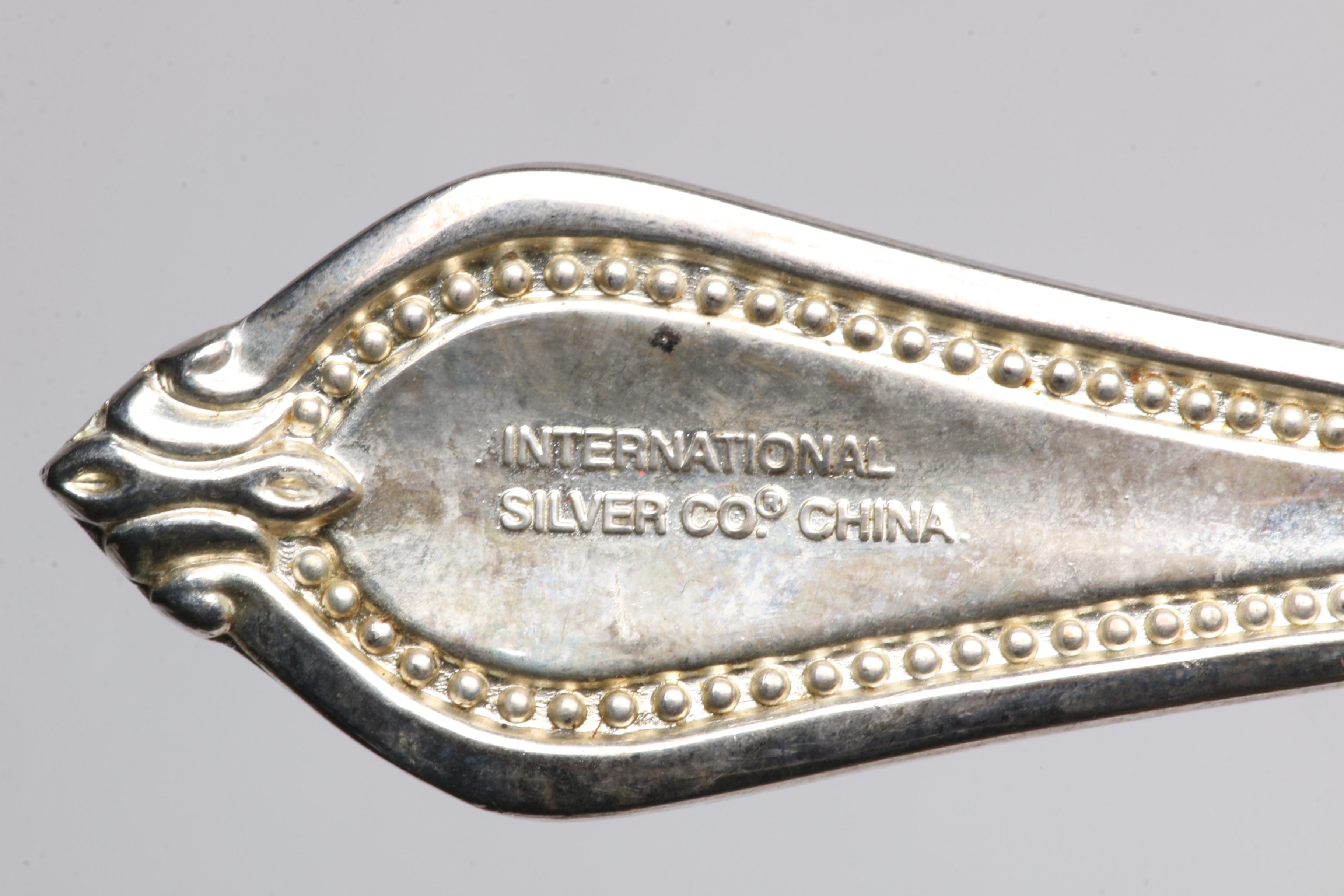 Silver Plate Flatware Featuring International Silver Co.