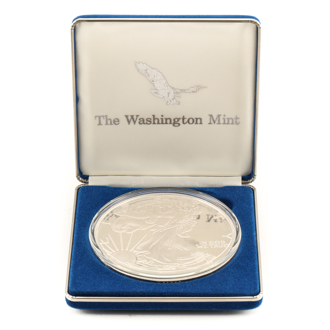 Half Pound American Silver Eagle Replica Bullion Round