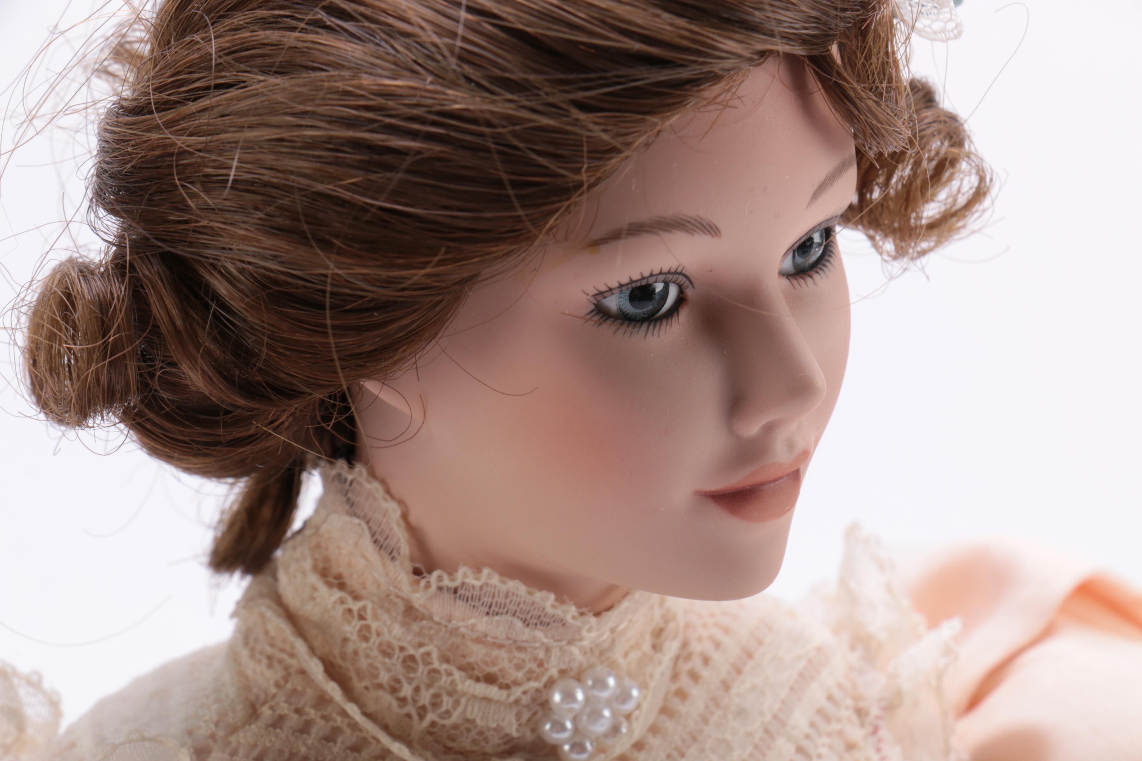 Two Ashton-Drake Porcelain Dolls