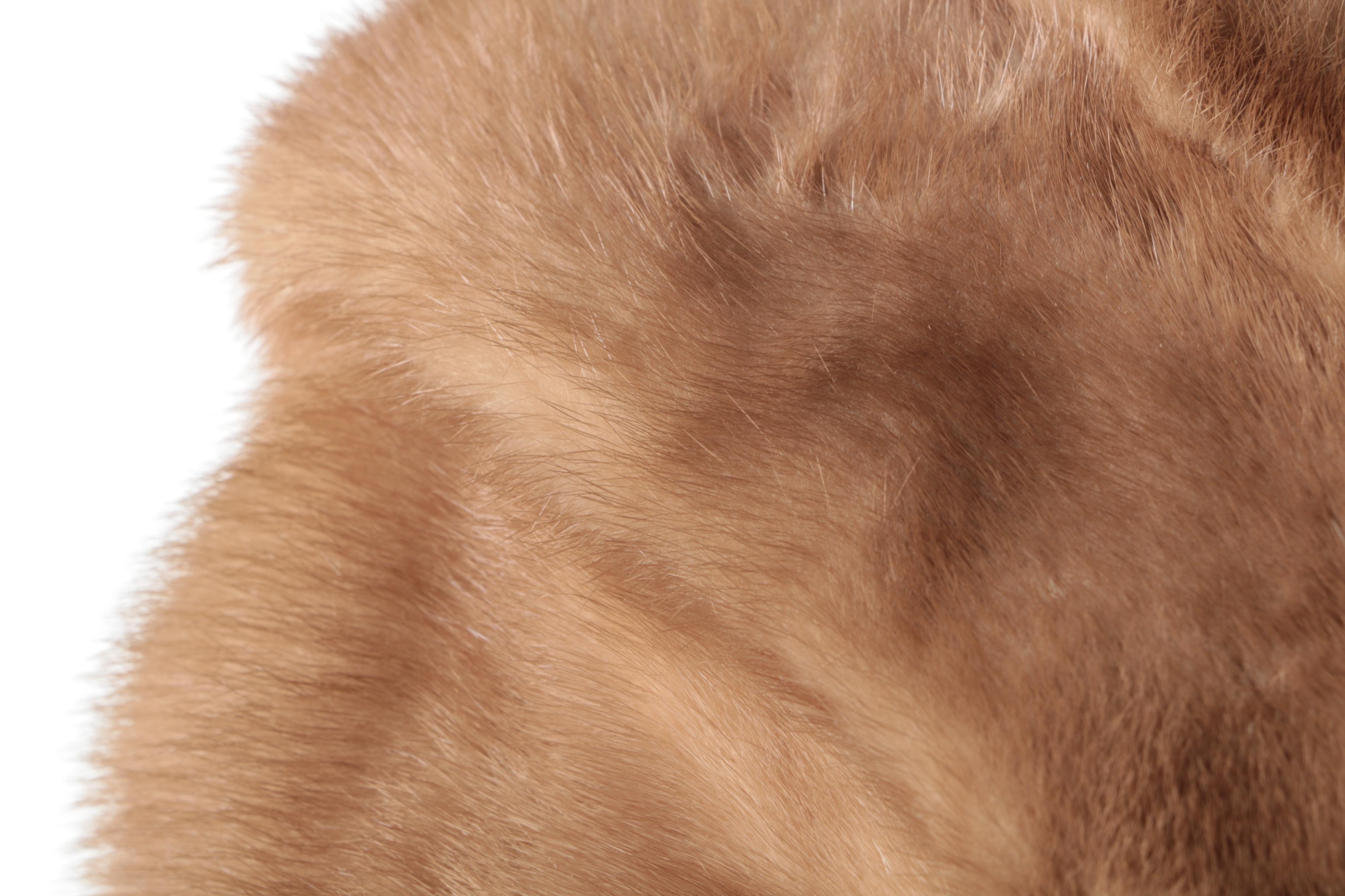 Vintage Pastel Mink Fur Stole