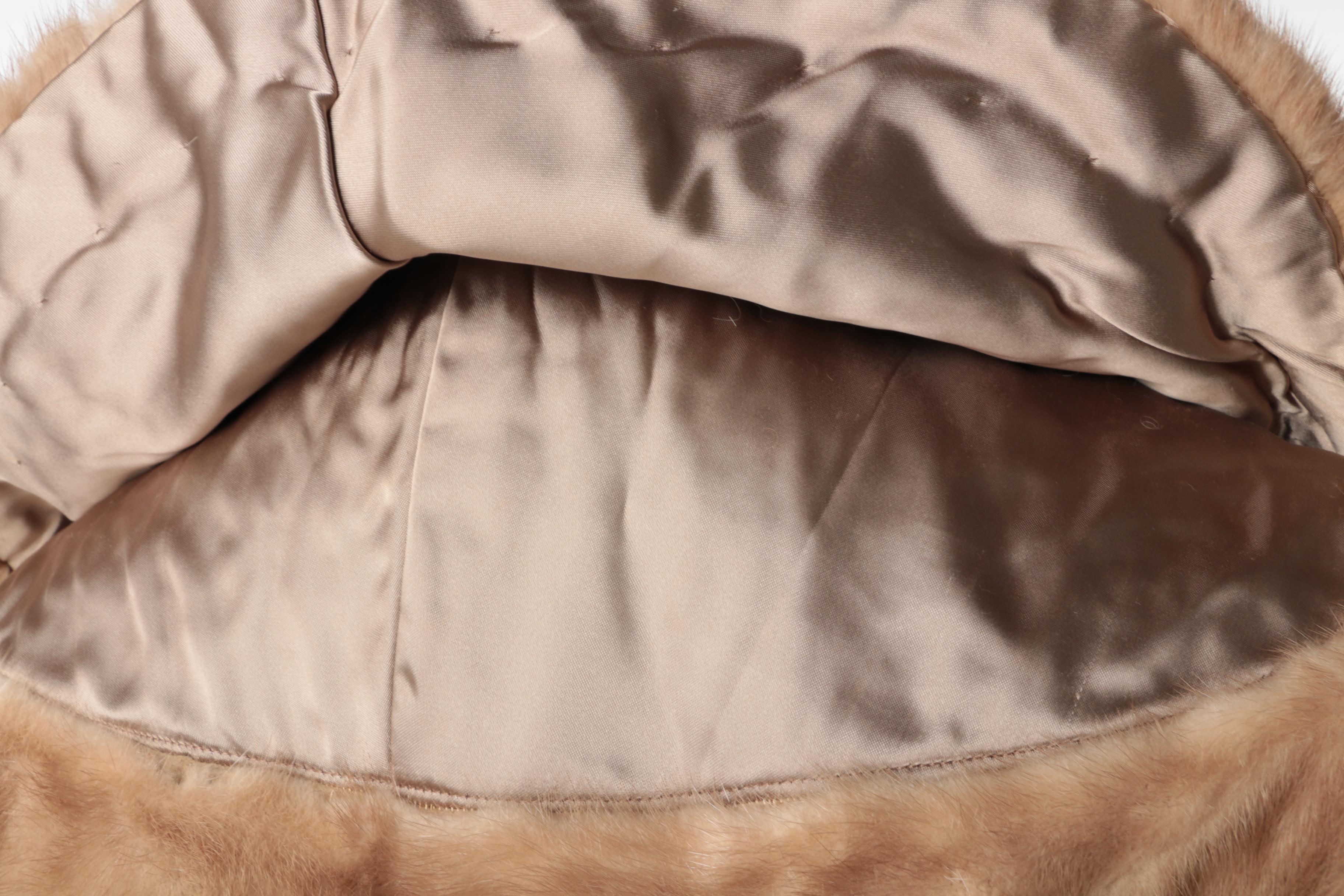 Vintage Pastel Mink Fur Stole