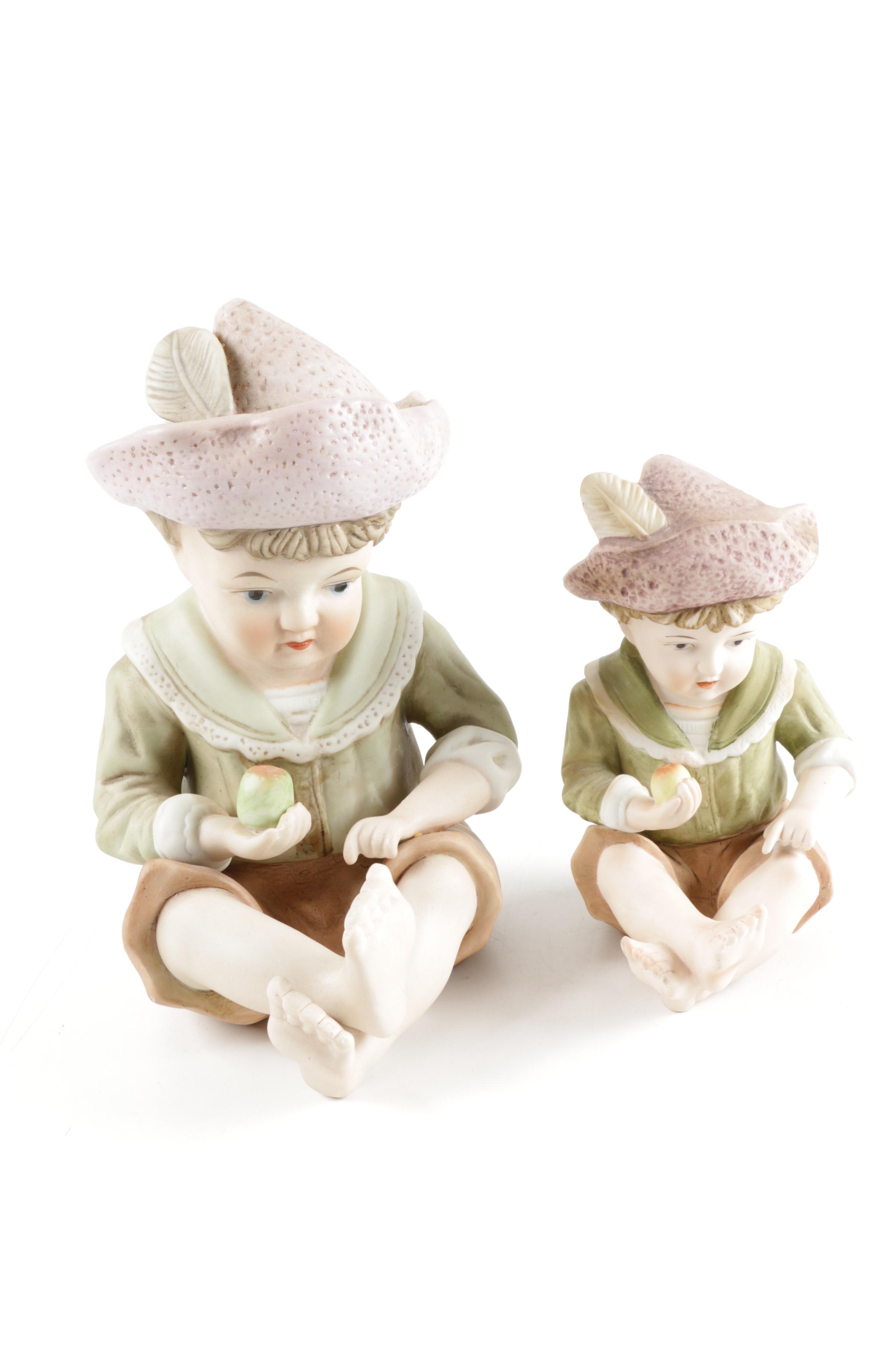 Collection of  Bisque Figurines