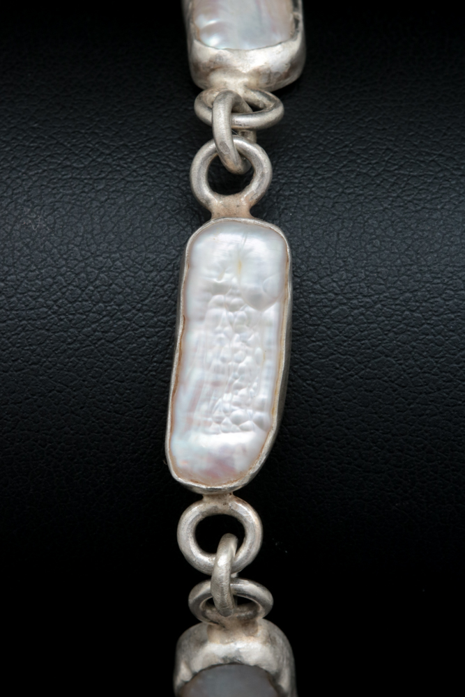 Sterling Silver and Freshwater Pearl Bracelet