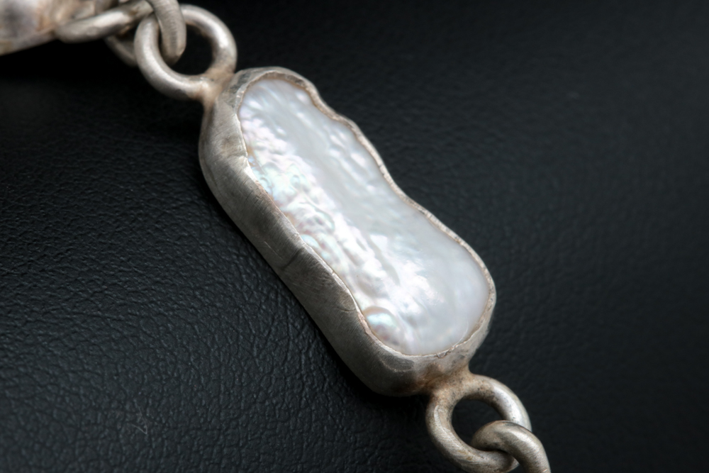 Sterling Silver and Freshwater Pearl Bracelet