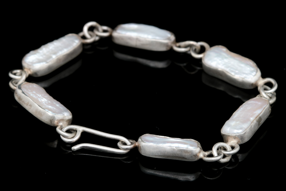Sterling Silver and Freshwater Pearl Bracelet