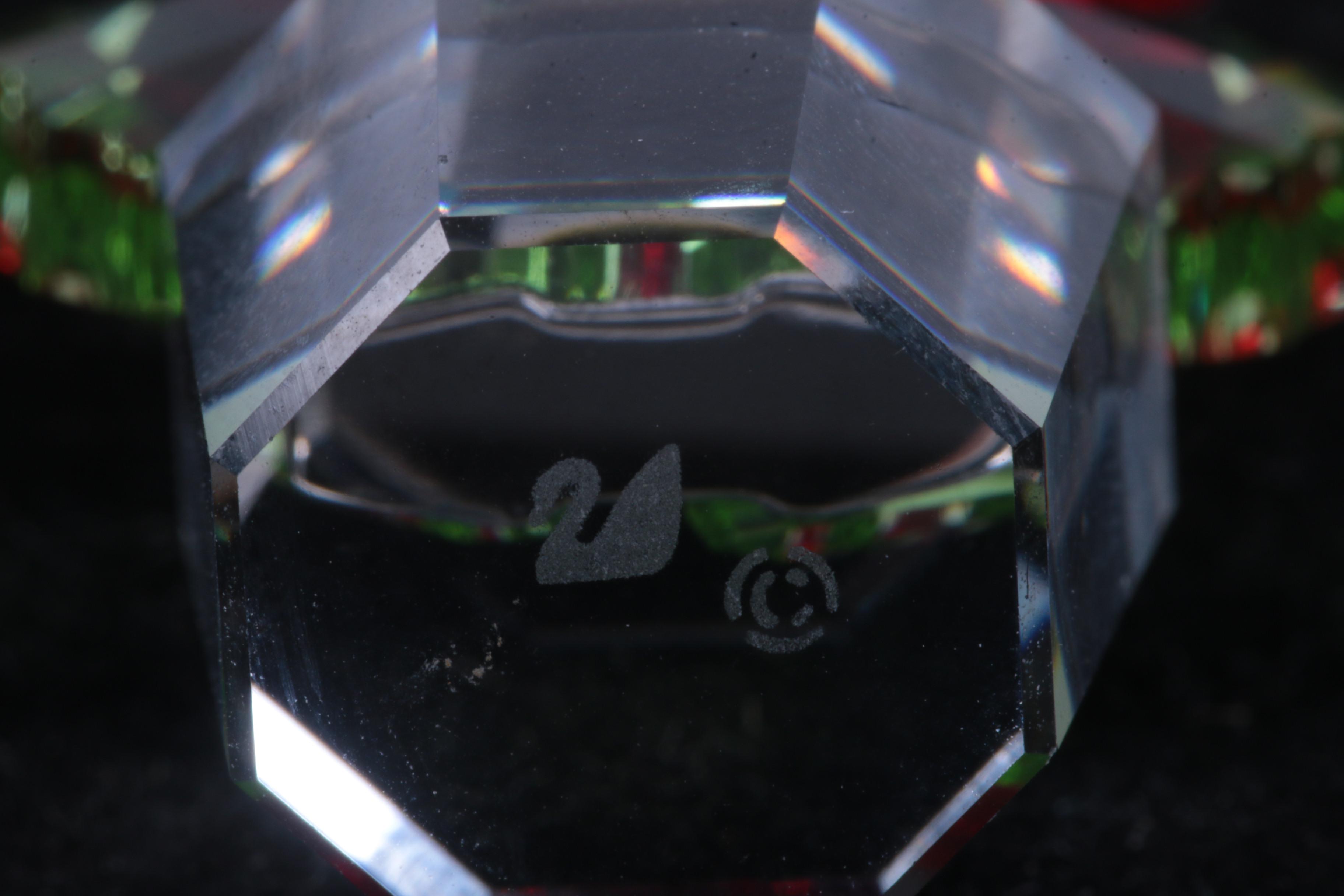 Swarovski Crystal Red Rose Figurine