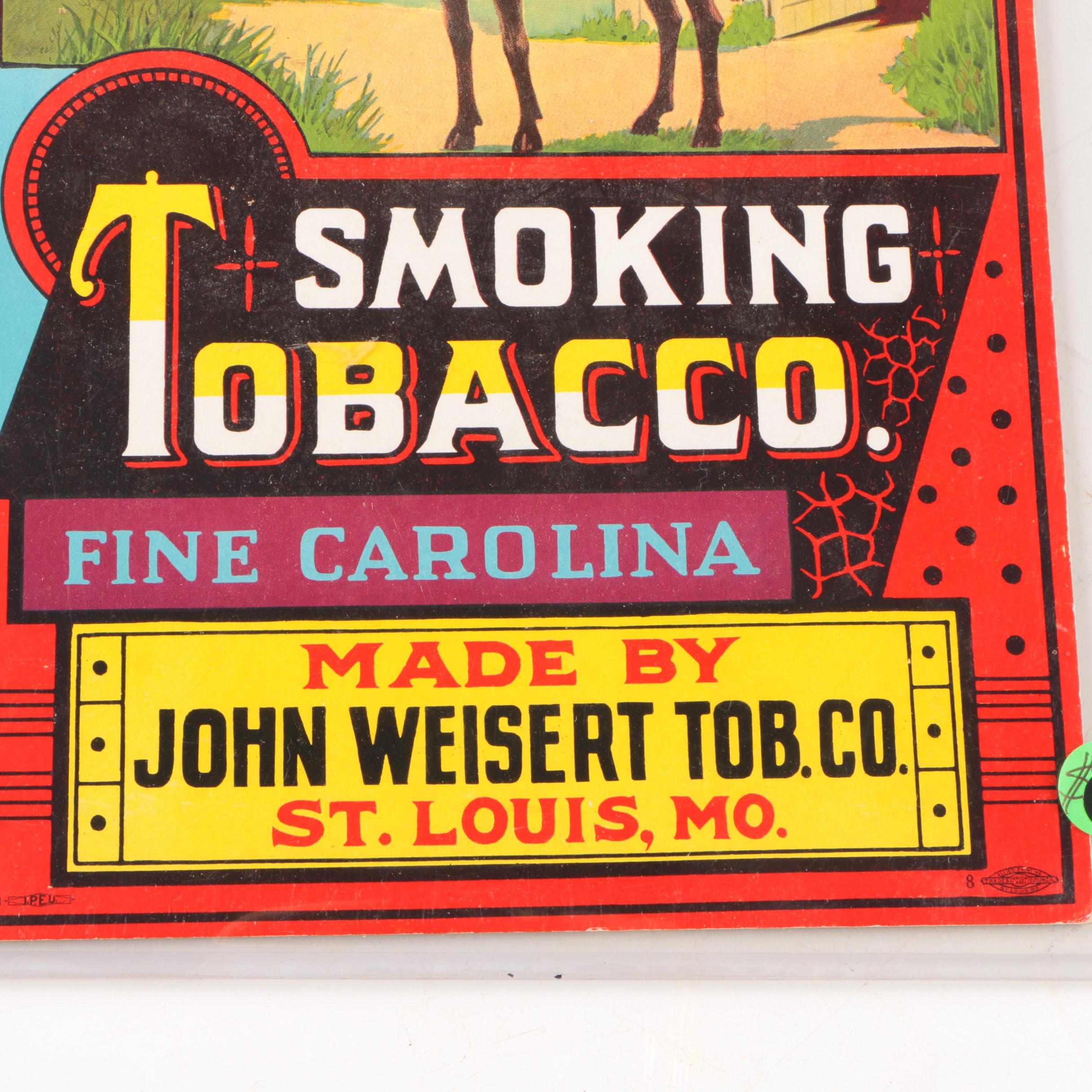Orphan Boy Smoking Tobacco Cardboard Poster