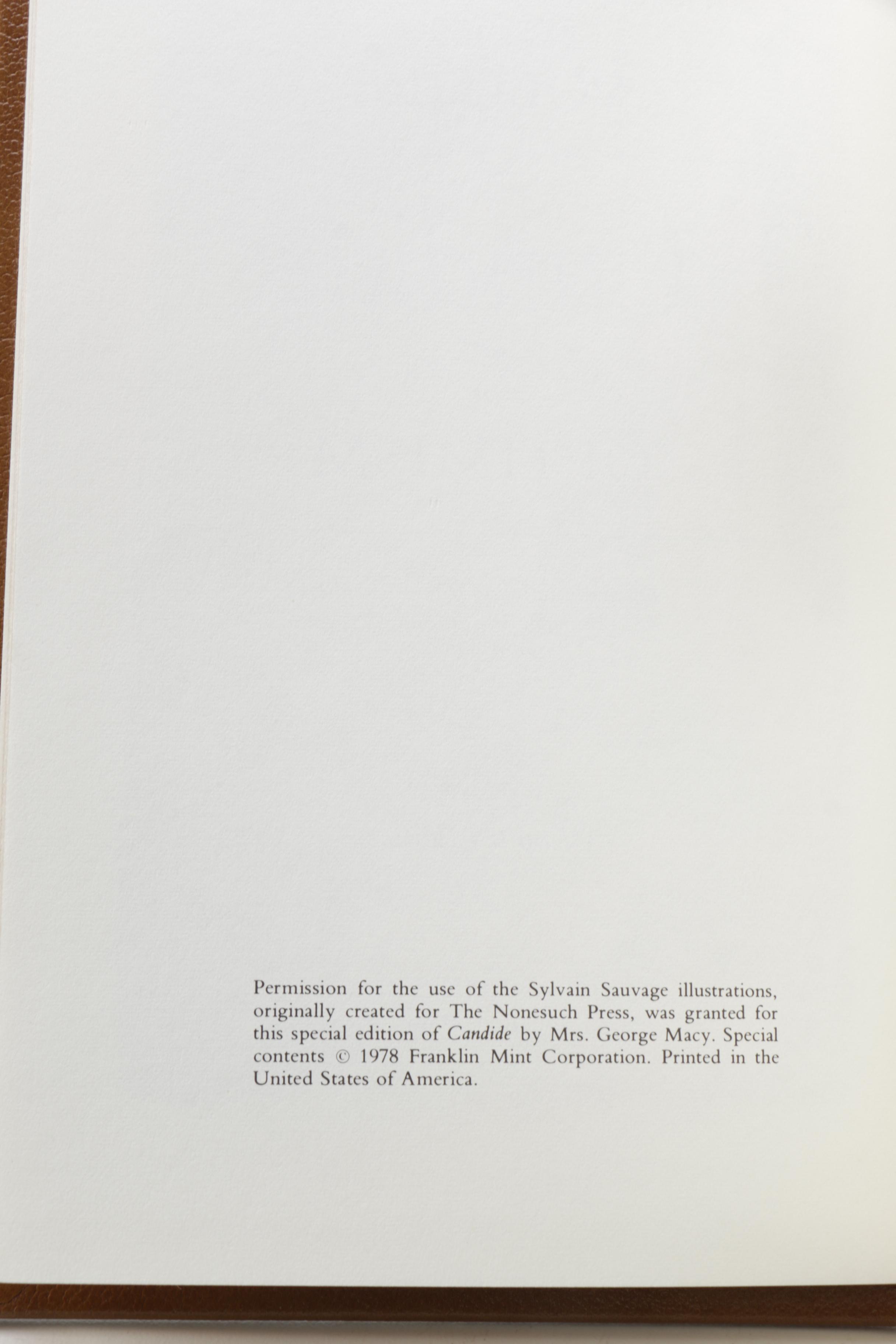 Franklin Library Edition Novels