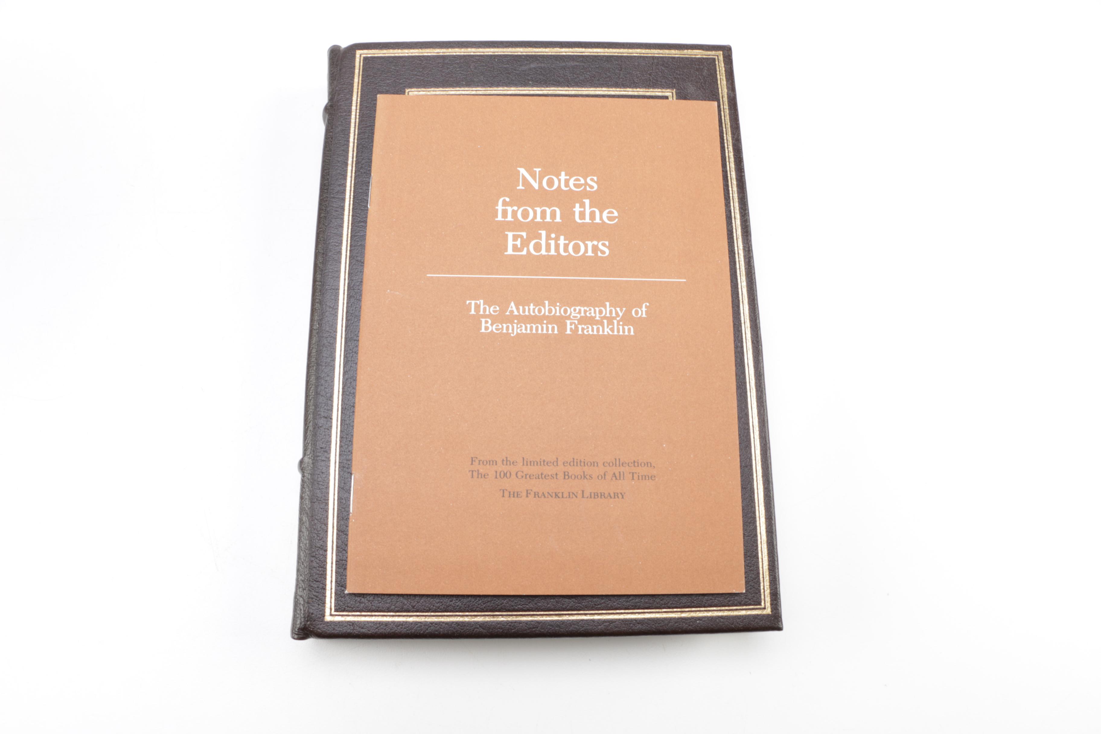 Franklin Library "100 Greatest Books of All Time" American Political Writings