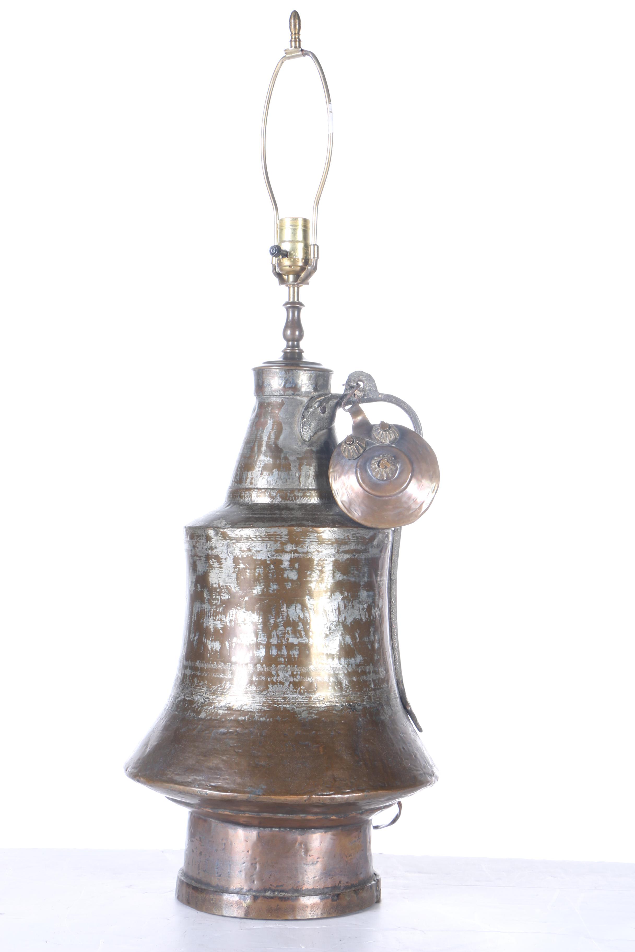 Pair of Vintage Metal Table Lamps