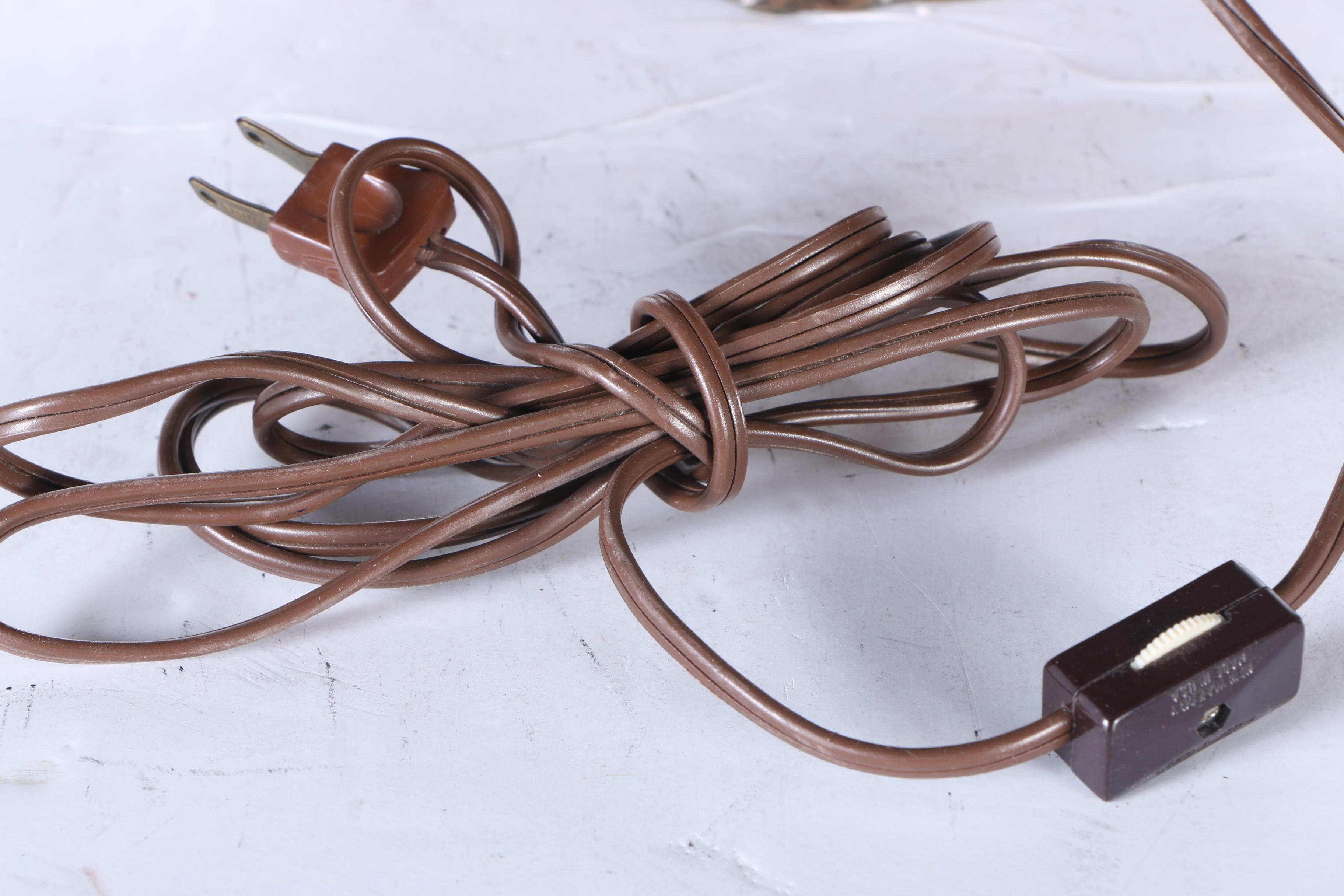 Pair of Vintage Metal Table Lamps