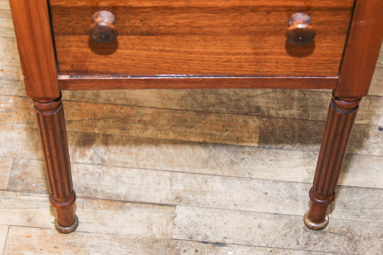 Small Antique Oak Sewing Cabinet