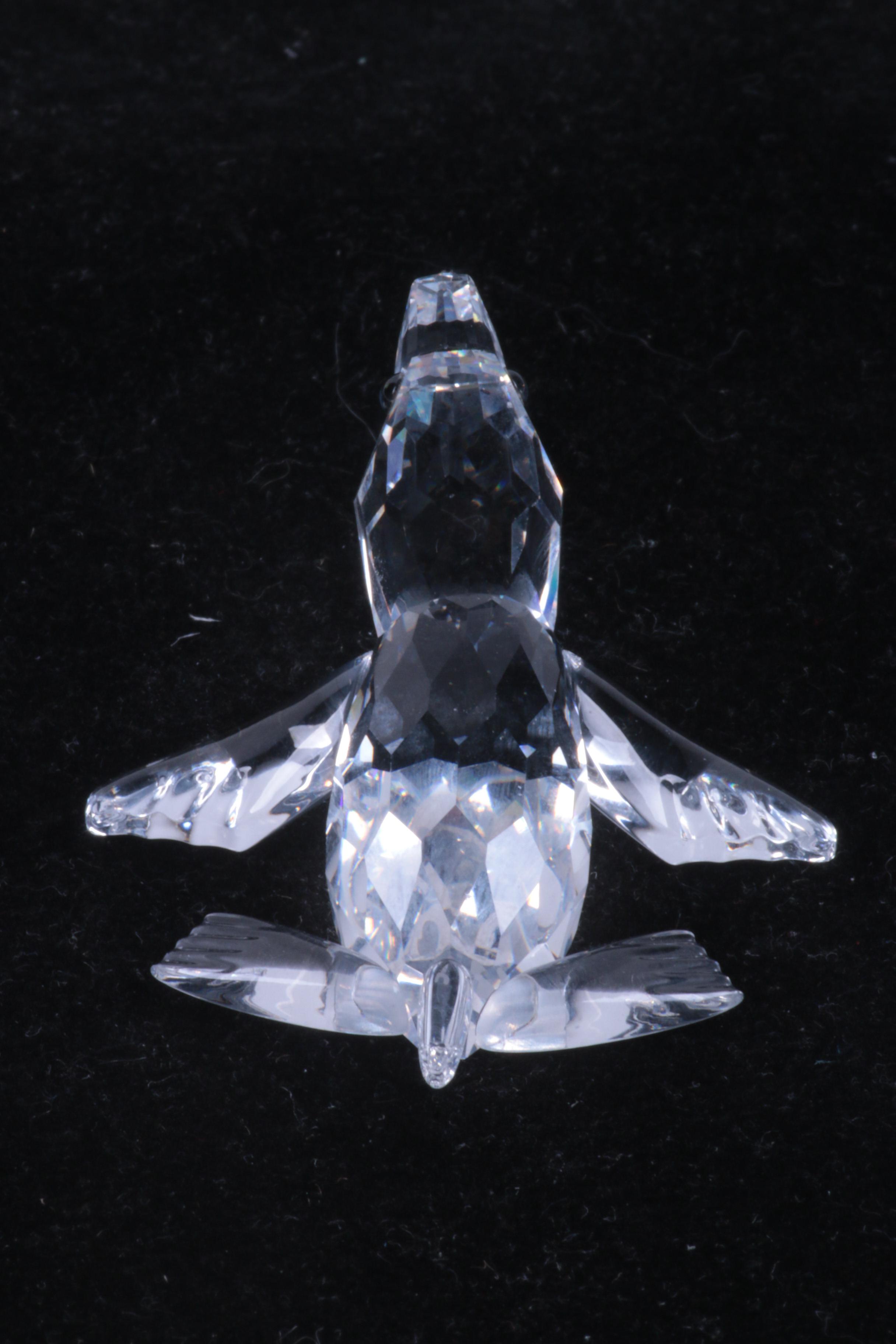 Swarovski Crystal Seal Figurine