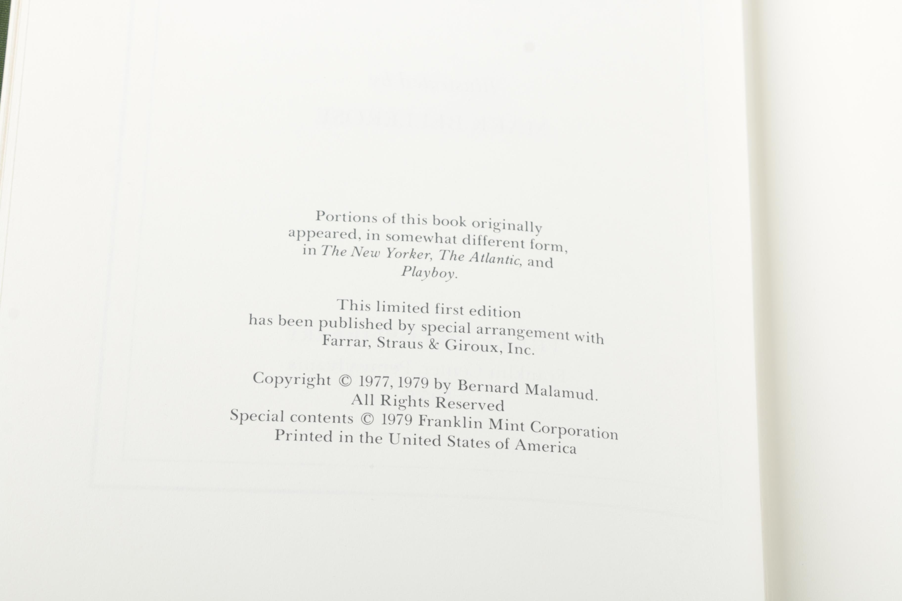 Franklin Library First Edition Society Novels