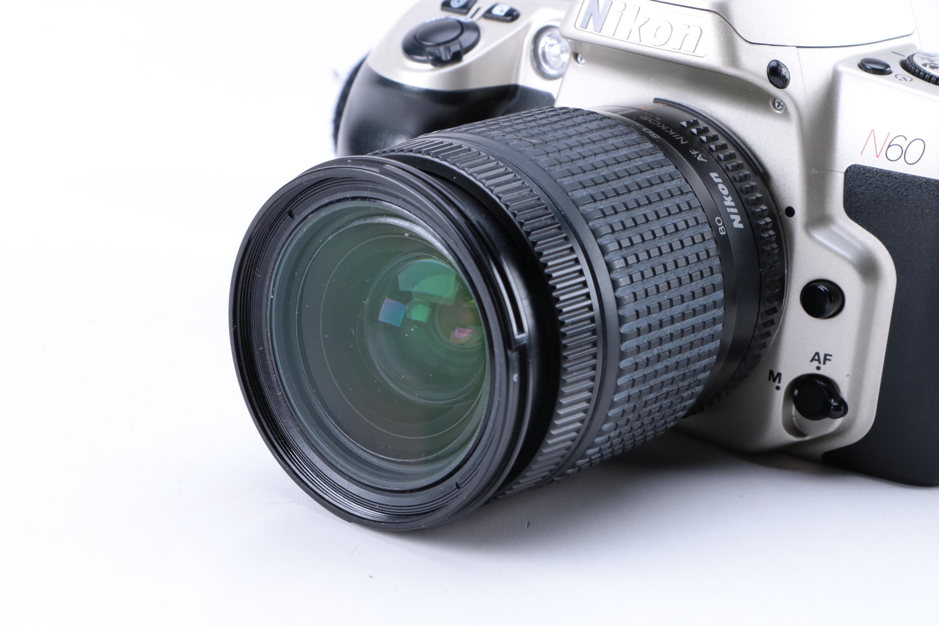 Nikon N60 35mm Film SLR Camera with Lens