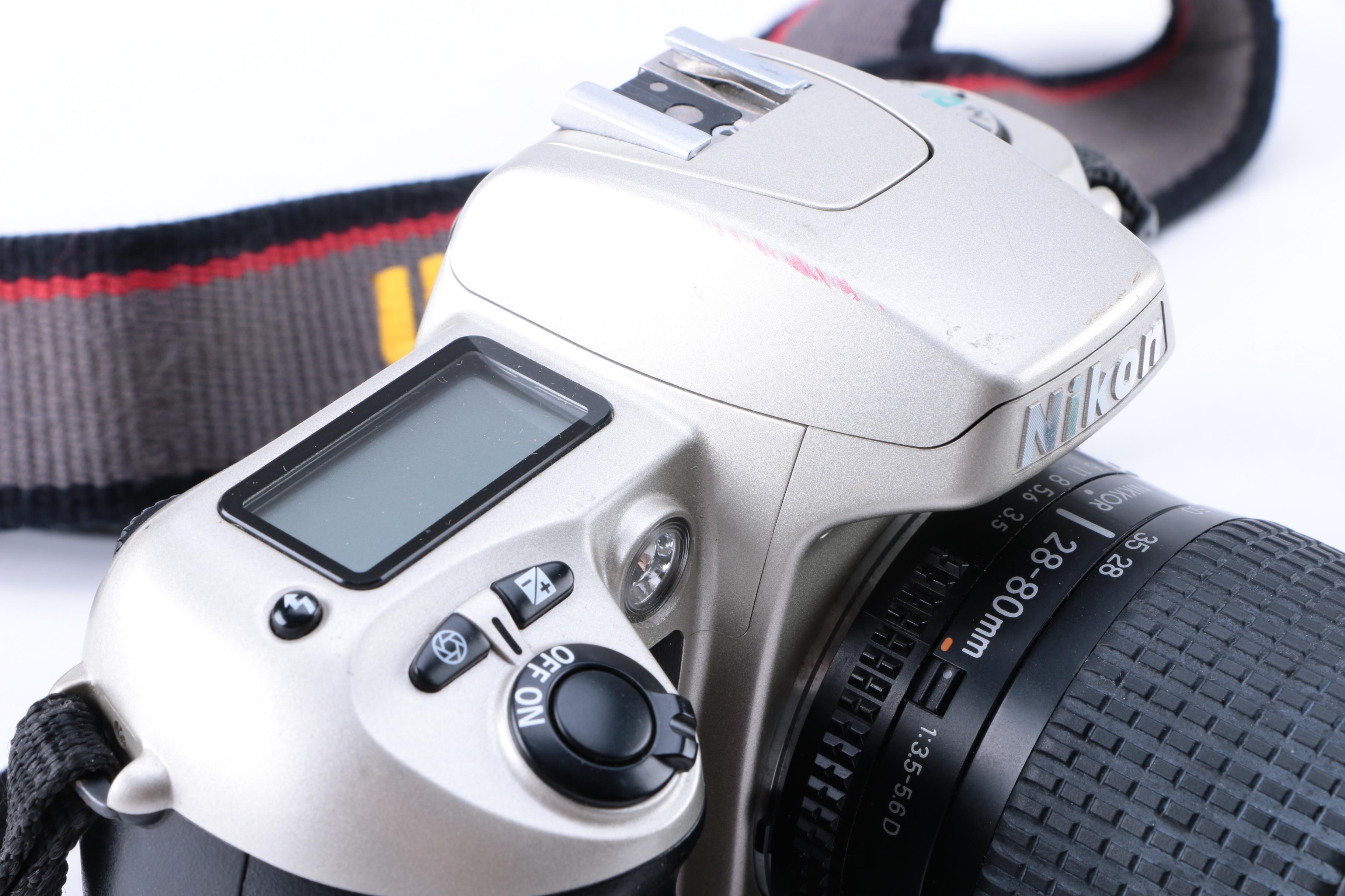 Nikon N60 35mm Film SLR Camera with Lens