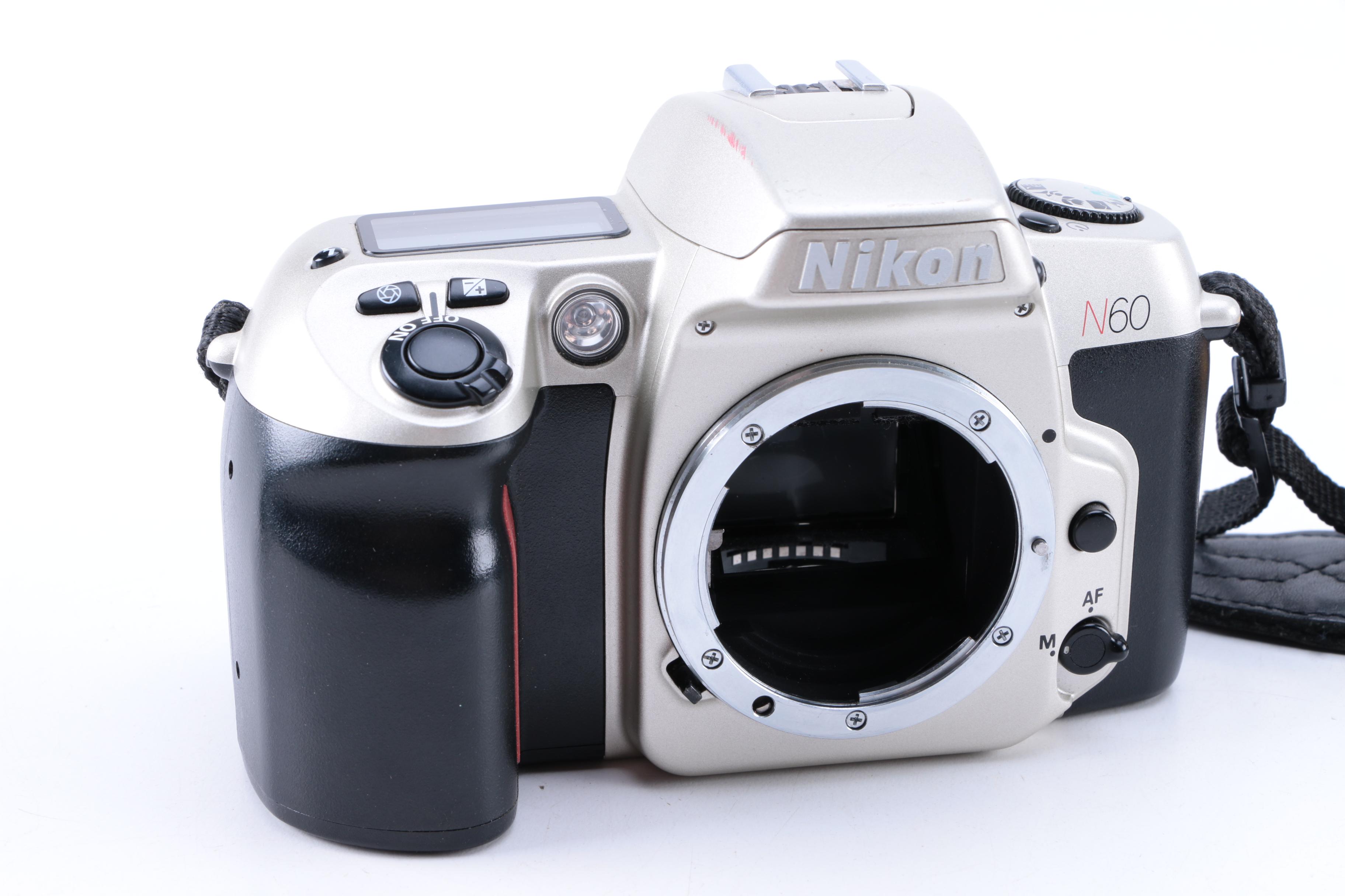 Nikon N60 35mm Film SLR Camera with Lens