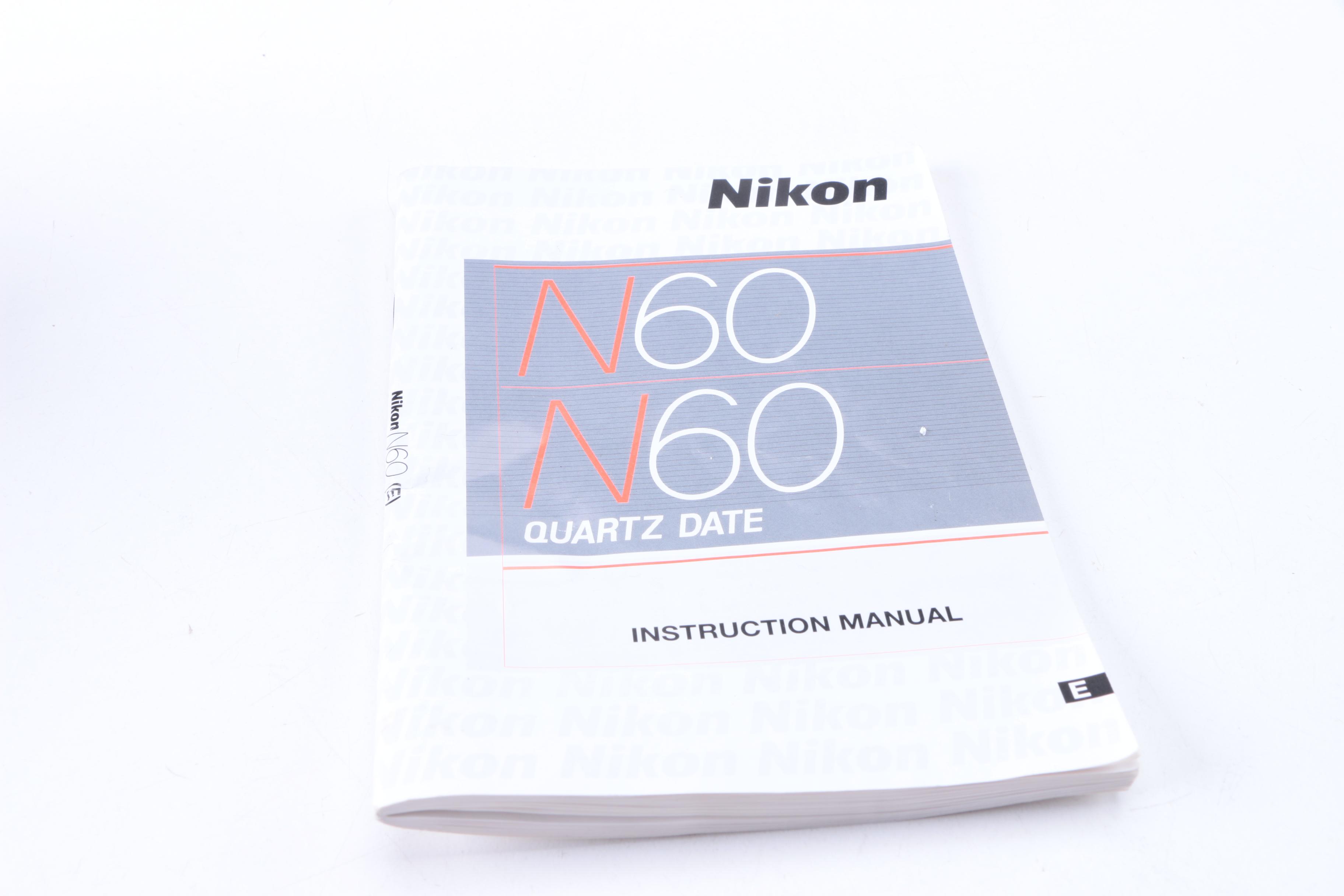 Nikon N60 35mm Film SLR Camera with Lens