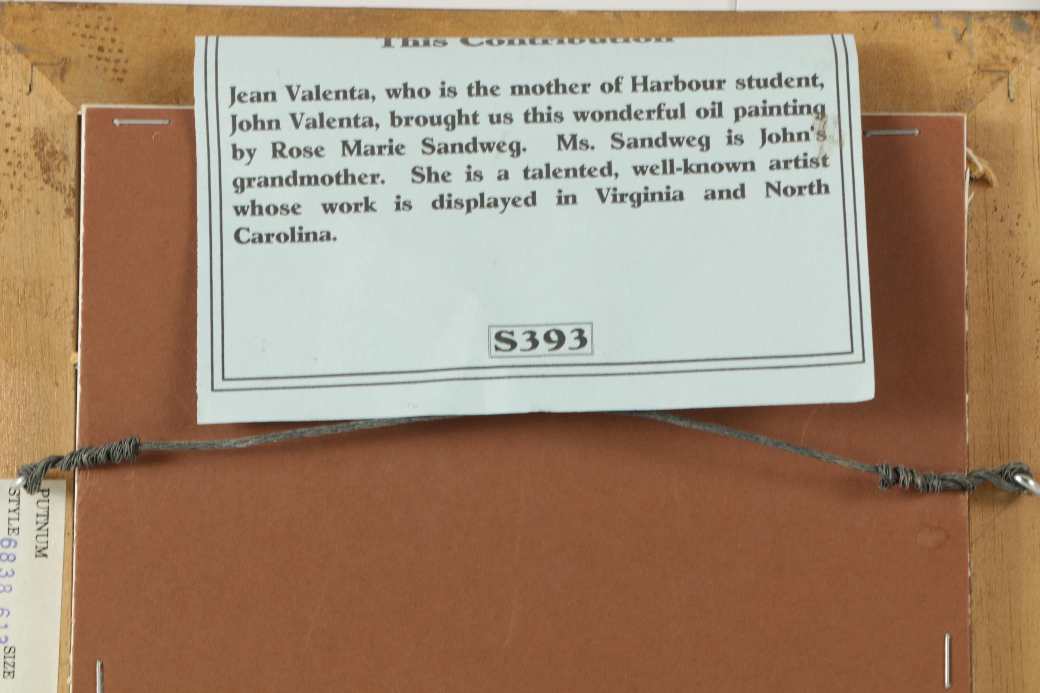 Rose Marie Sandweg Oil Painting on Wood "The Hagel Creek"