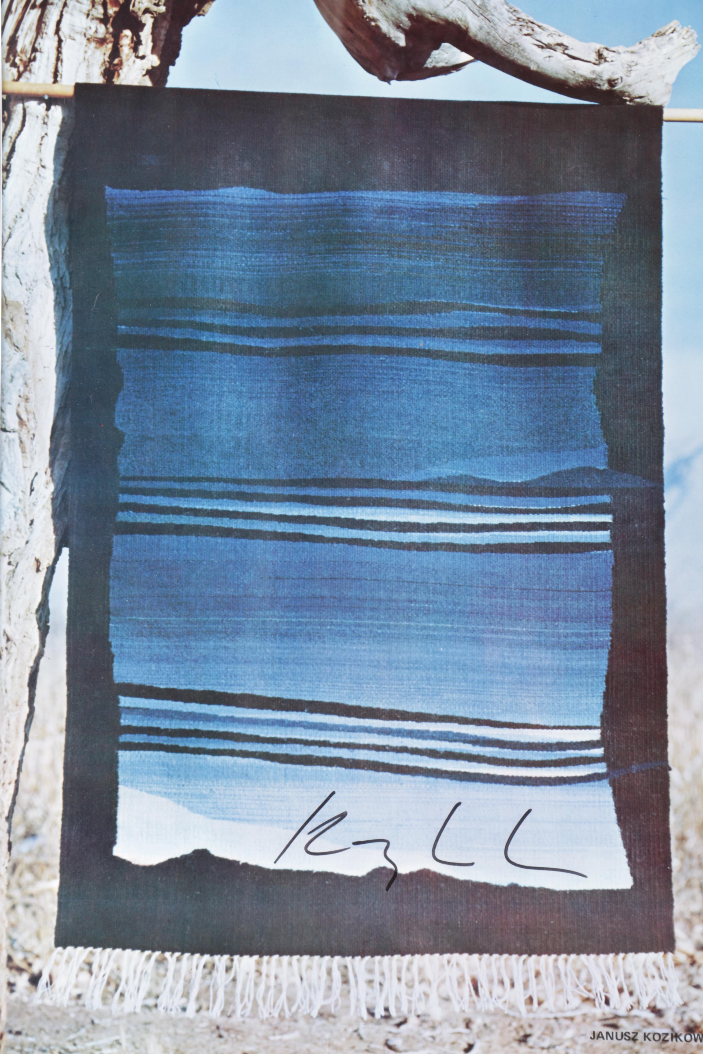 Janusz Kozikowski 1979 Polish Gallery Poster After "Ghost Rug #5"